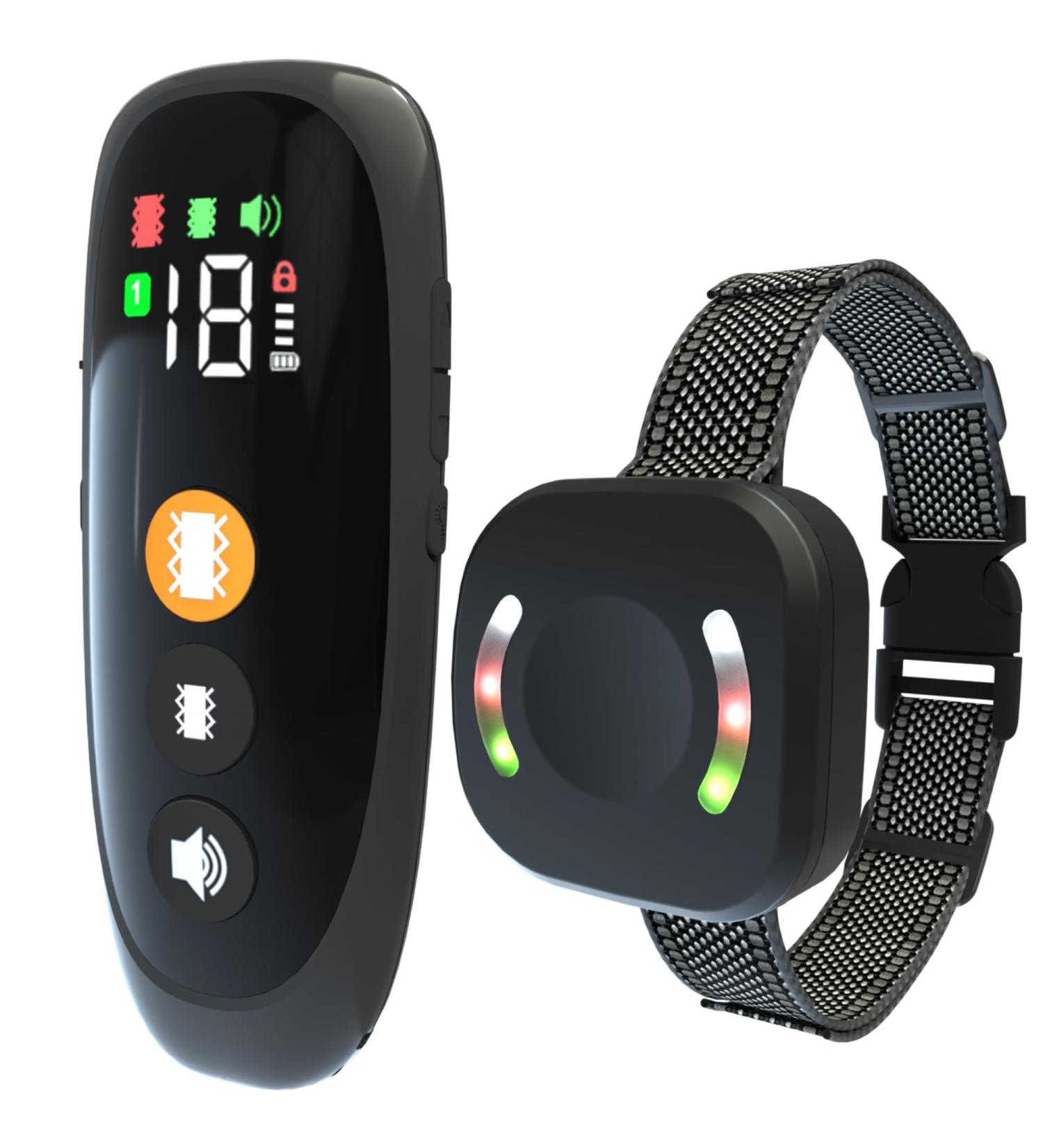 2000M Remote Range Dog Training Collar | Rechargeable with 4 Training Modes | LED Light, Sound, Vibration | IP67 Waterproof - Buy Online on GoSupps.com