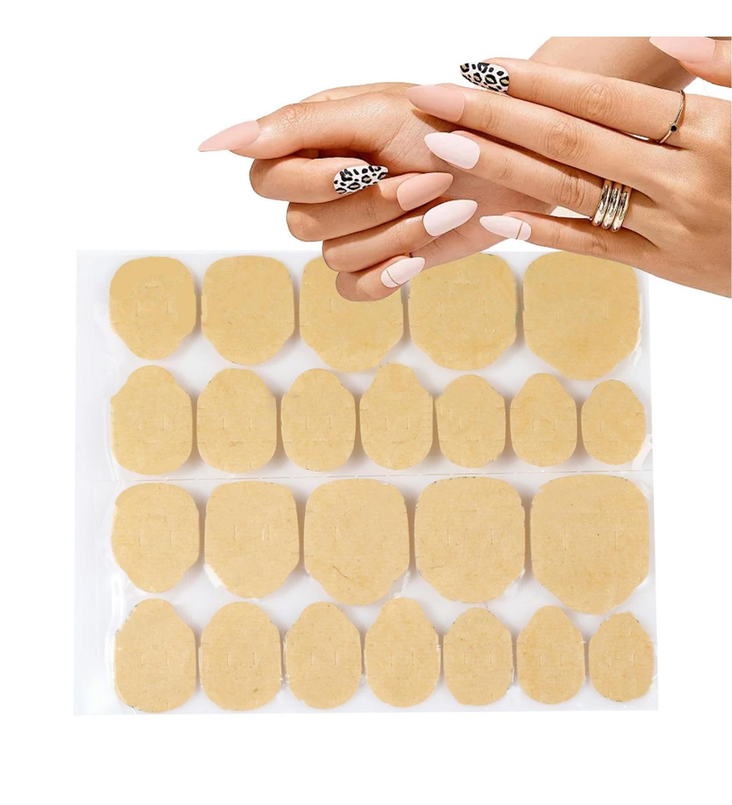 Jelly Nail Glue | (1 Sheet) Waterproof Jelly Sticky Tabs - Press on Nail Stickers Long Lasting Double Sided Nail Glue for Nail Tip Press on Nails - Buy Online on GoSupps.com