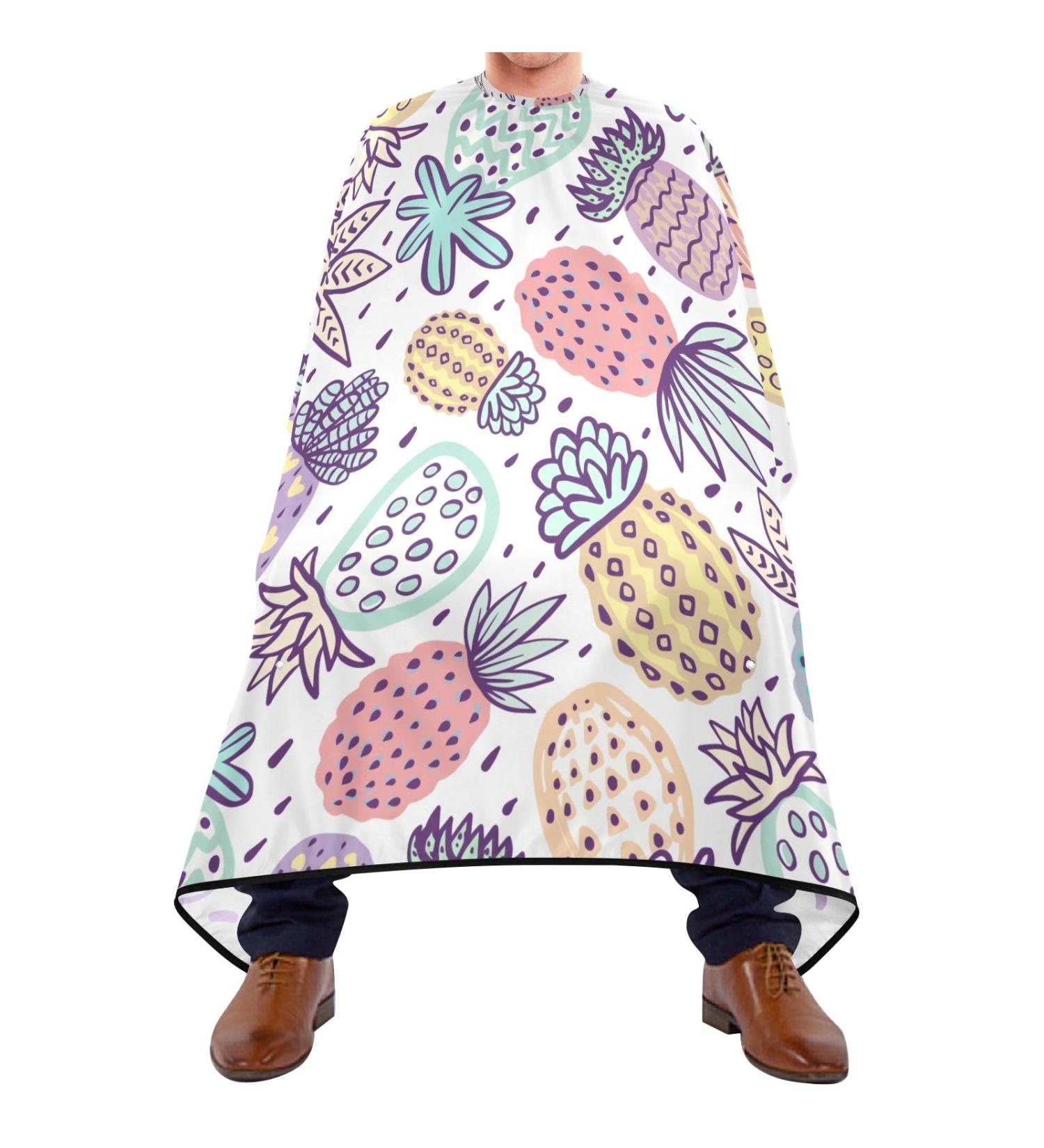 Waterproof Barber Cape - Colorful Pineapple & Cheetah Haircut Bib for Men & Women | Unisex Hair Cutting Cape - Shop Now - Buy Online on GoSupps.com