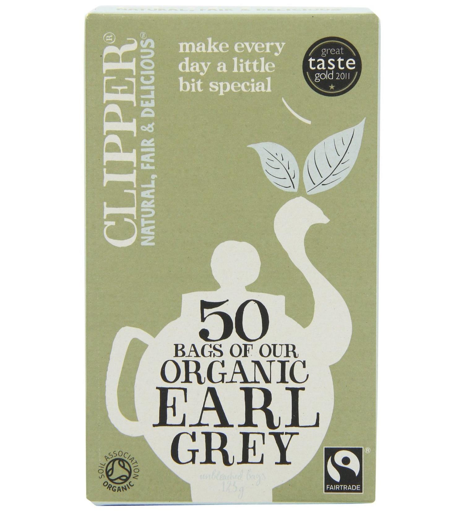 Clipper Teas - Specialities - Fairtrade & Organic Earl Grey Tea - 50 Bags