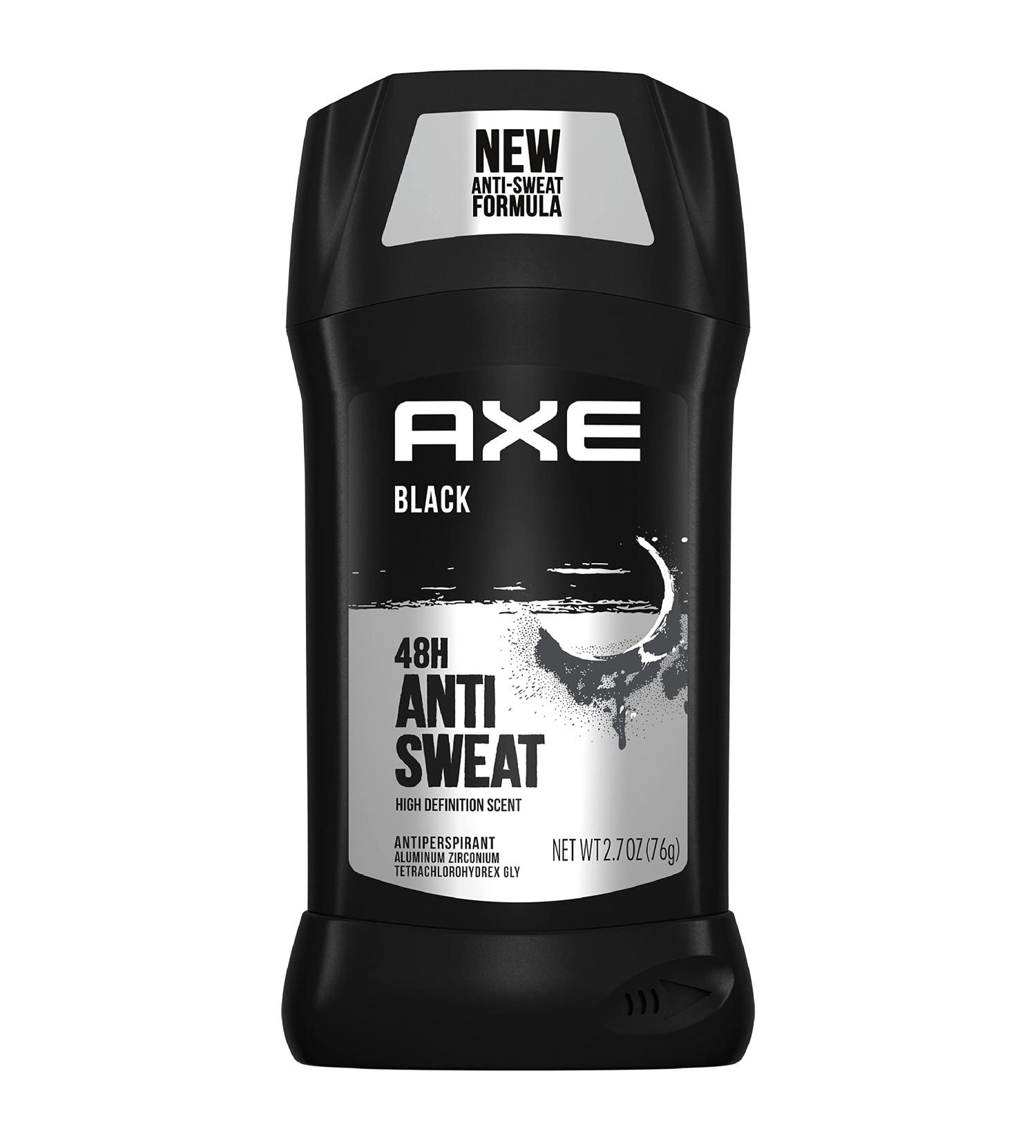 AXE Men's Antiperspirant Stick 2.7oz - 48 Hour Sweat & Odor Protection, Black Frozen Pear & Cedarwood Deodorant - Buy Online on GoSupps.com