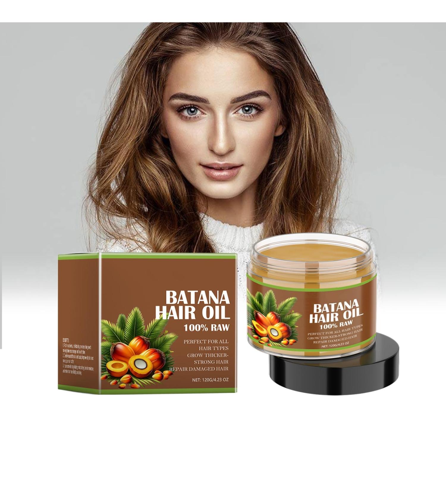 Organic Batana Oil for Hair Growth Promote Hair Regrowth Enhances Hair & Skin Radiance Hair Butter for All Hair Types 4.23 oz - Buy Online on GoSupps.com