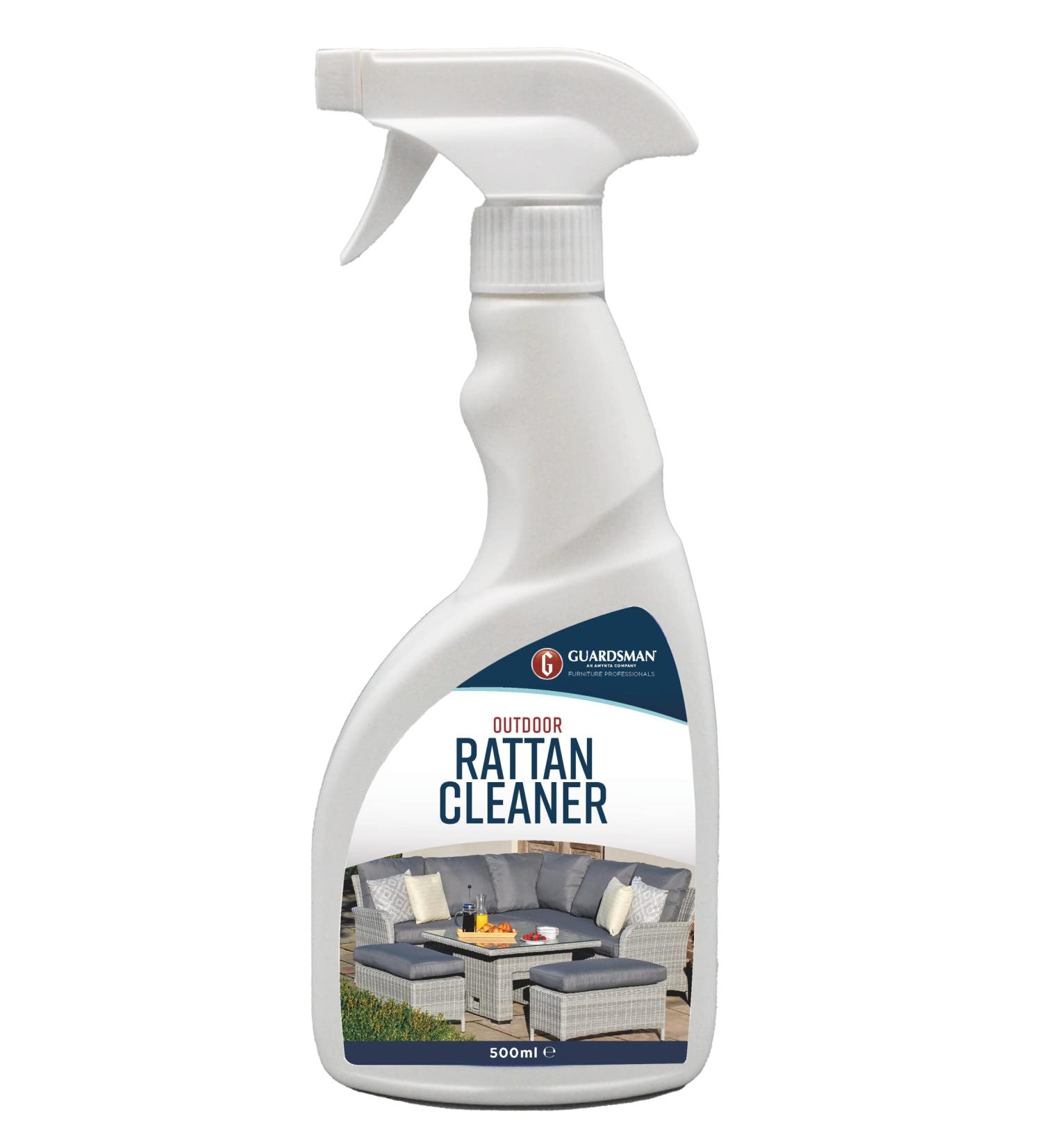 Guardsman Rattan Furniture Cleaner Spray 500ml of rattan both Outdoor or Conservatories To remove Stains Grease and Grime- Keeps Your Furniture Clean and Fresh for Long