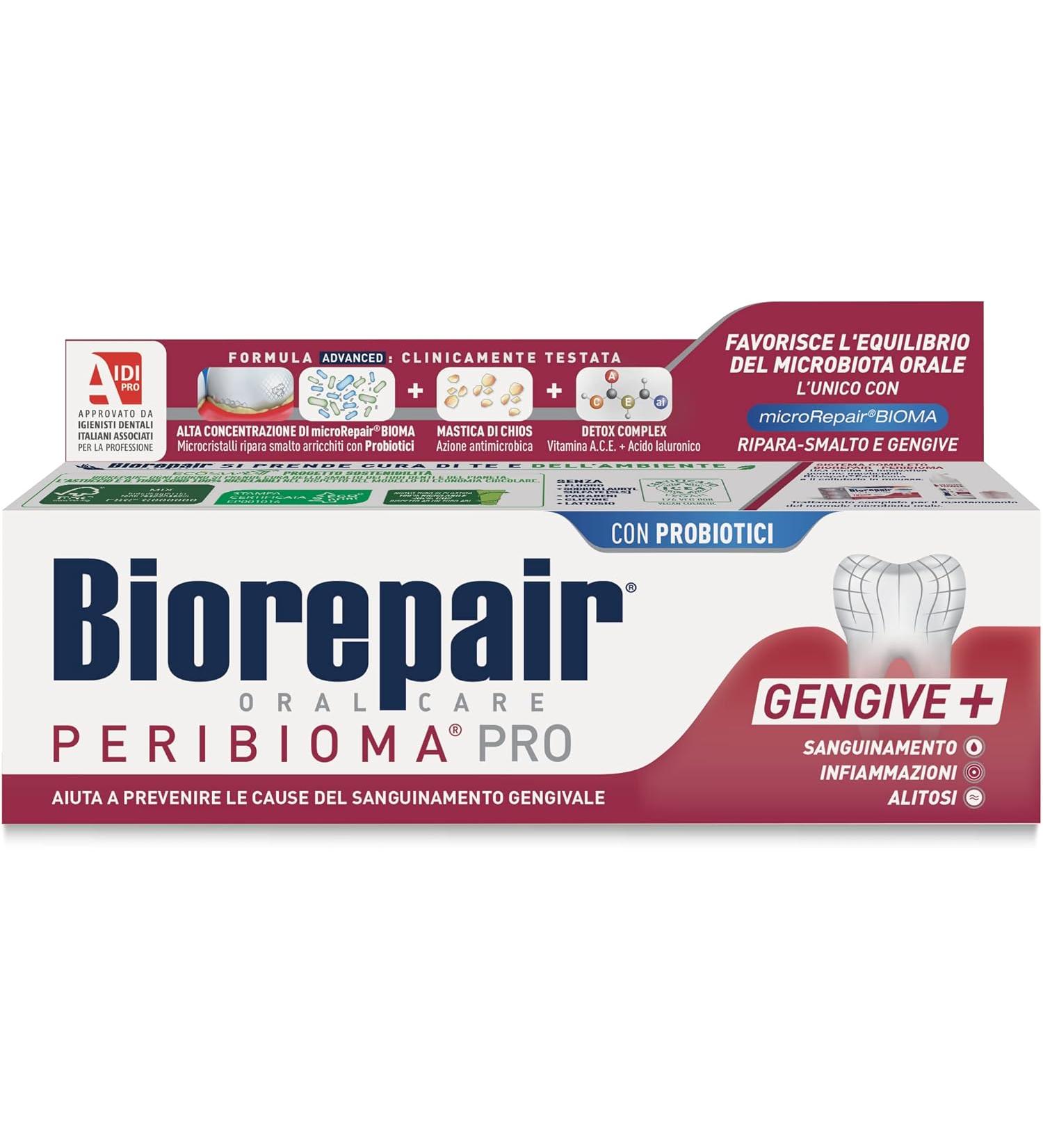 Biorepair Peribioma Pro Advanced Toothpaste for Siblings and Balance of Microbiot Problems 75 ml - Buy Online on GoSupps.com