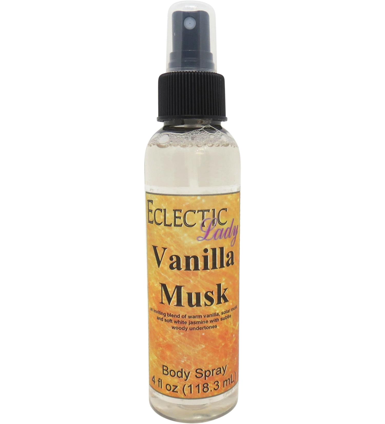 Vanilla Musk Body Spray 4 ounces Body Mist for Women with Clean Light & Gentle Fragrance Long Lasting Perfume with Comforting Scent for Men & Women Cologne with Soft Subtle Aroma For Daily Use 4 Fluid Ounces - Buy Online on GoSupps.com