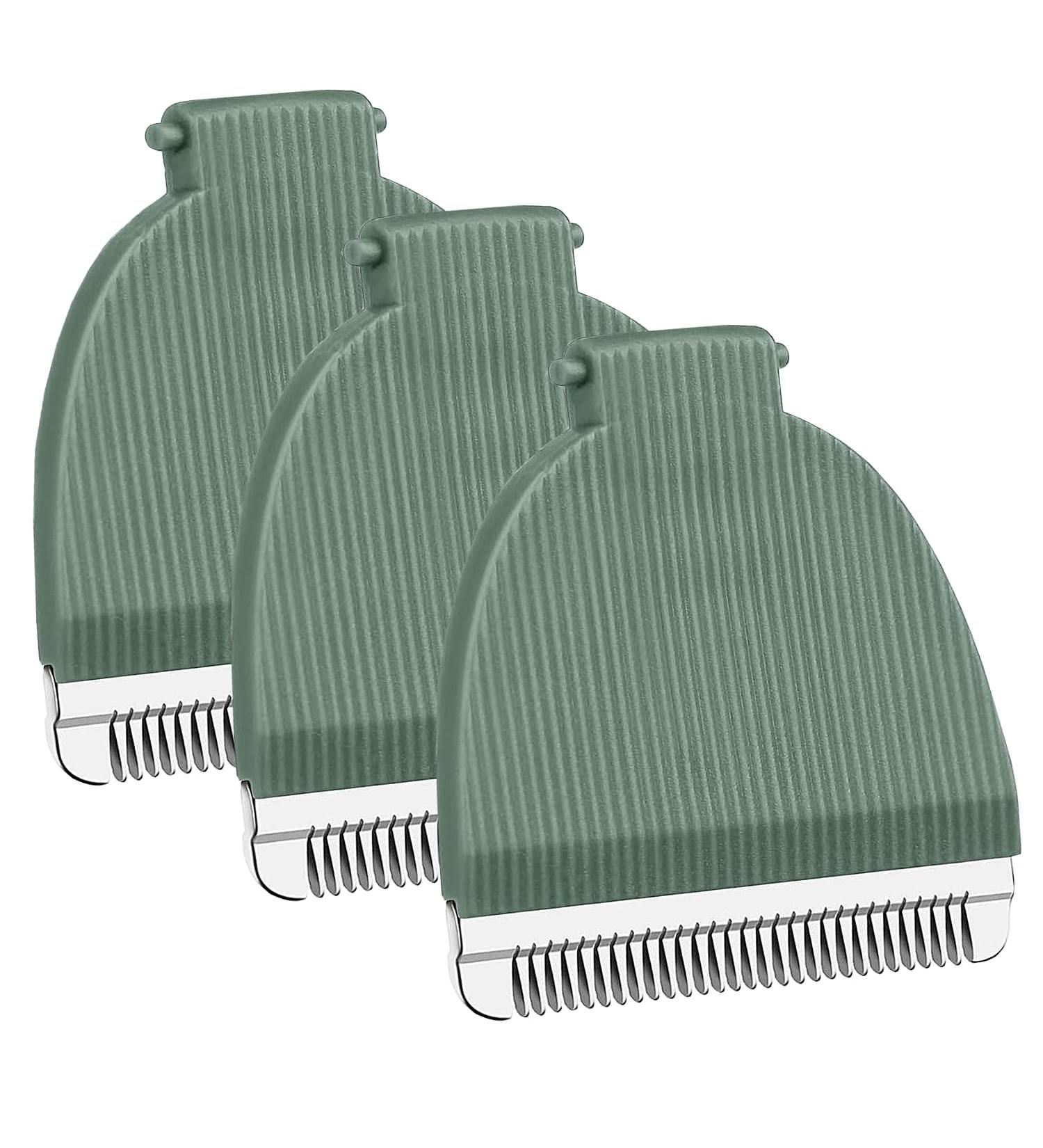 3 Packs Green Replacement Blades for Meridian Trimmer Compatible with Meridian Body Trimmer Onyx & Sage Hygienic Ceramic Replacement Blades - Buy Online on GoSupps.com