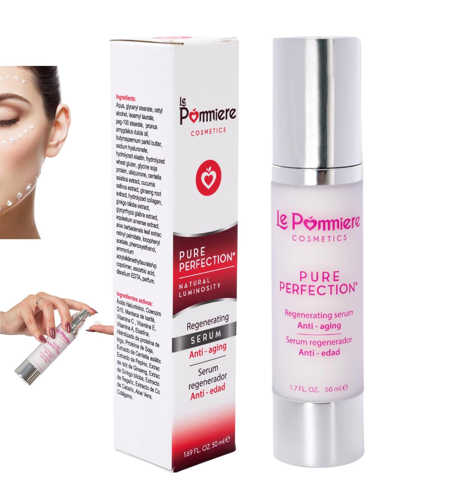 Moisturizing Face Serum Hyaluronic Acid Cream Anti Wrinkle Anti-aging with Vitamin E C A Retinol Coenzyme Q10 Aloe Vera  - Buy Online on GoSupps.com