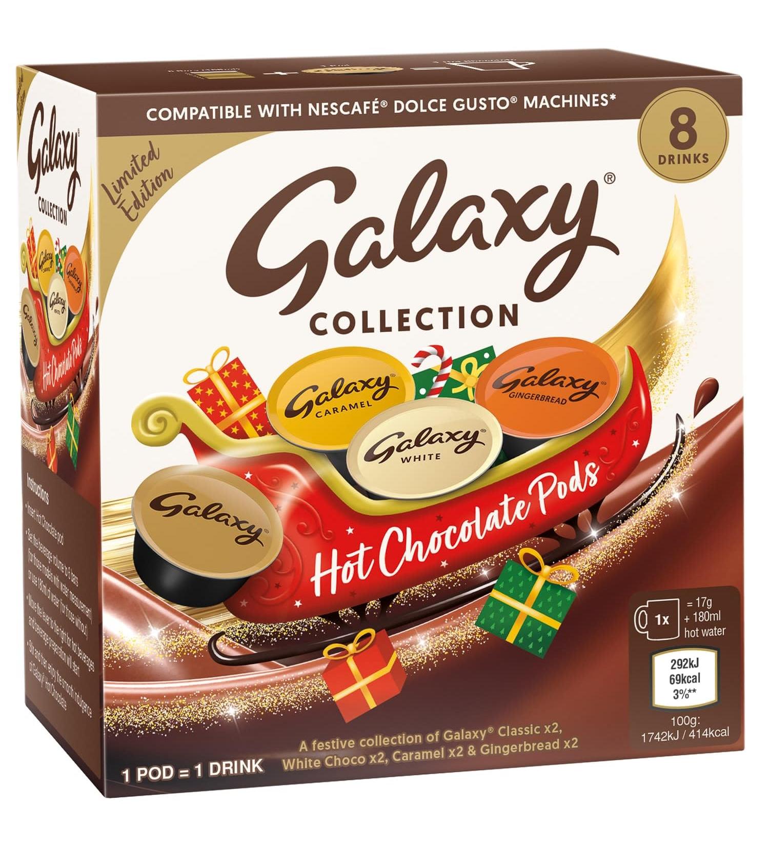 GALAXY Hot Chocolate Pod Selection 8pk