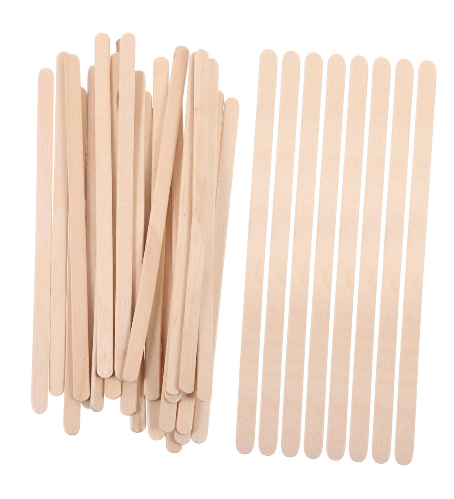 Belliffy 100 Pcs Hair Removal Wax Pencils - Wooden Applicator Tools for Smooth Waxing - Buy Online on GoSupps.com