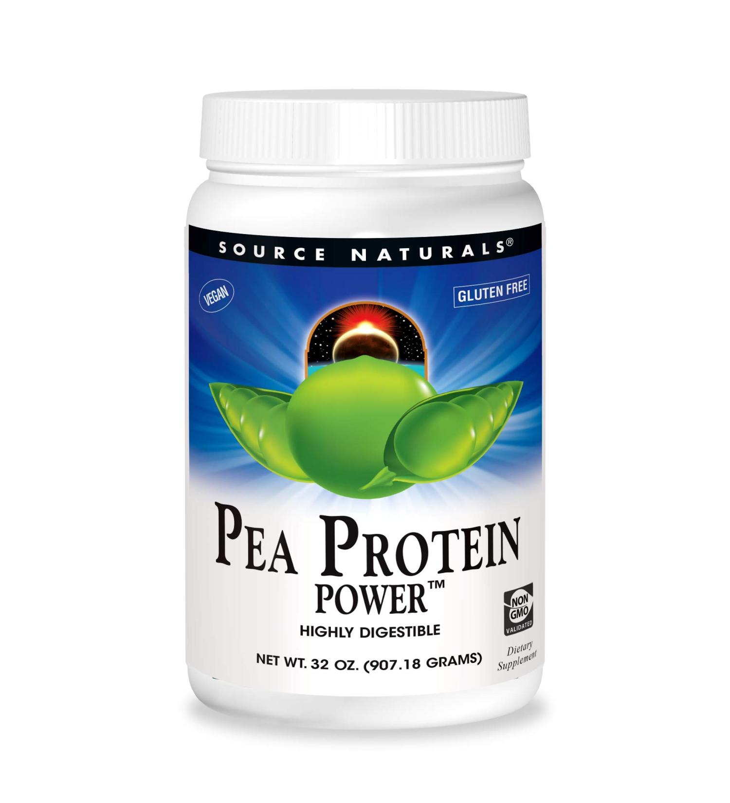 Source Naturals Pea Protein Power 2 lbs - Plant-Based Protein Supplement - Buy Online on GoSupps.com