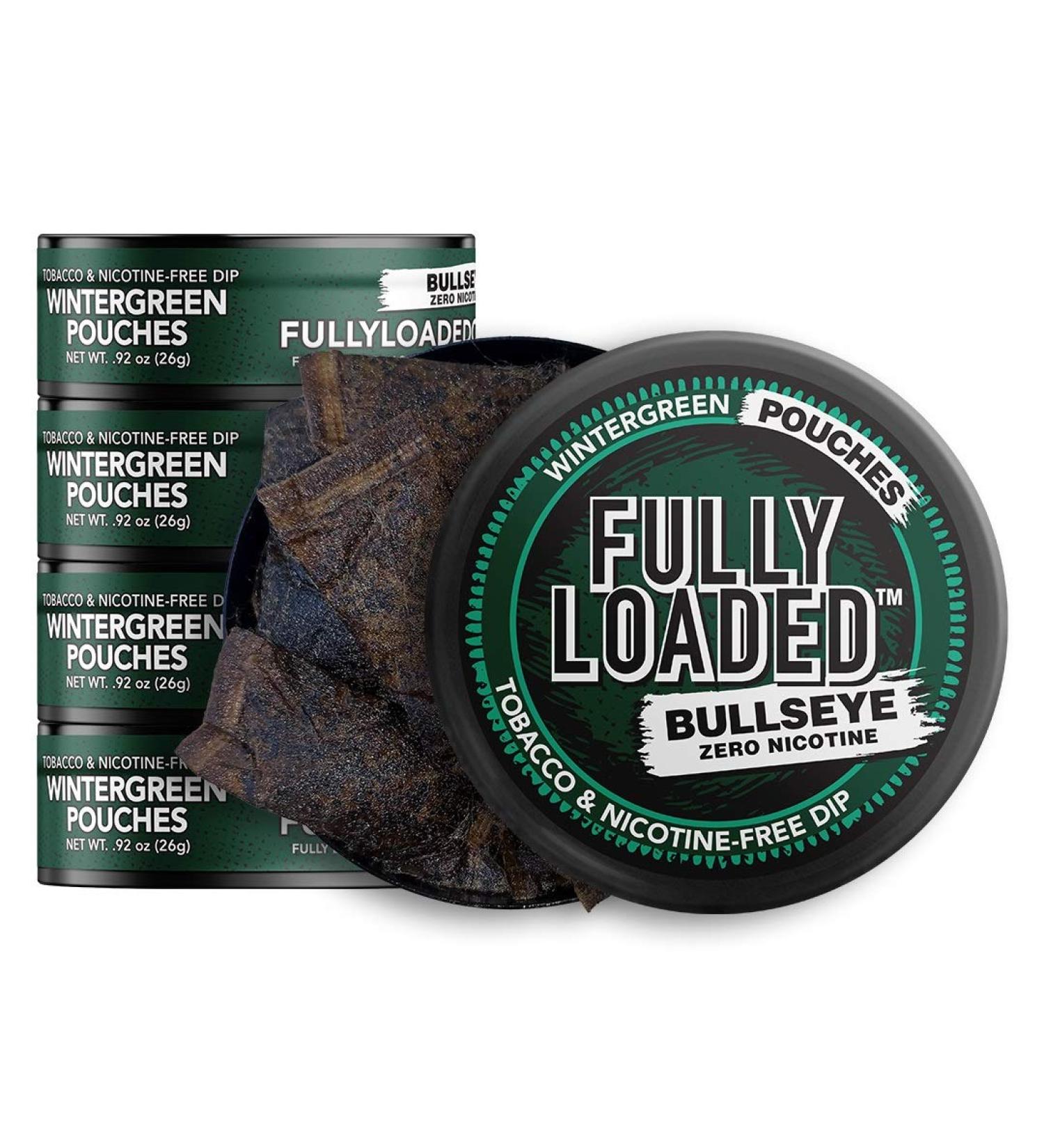 Fully Loaded Chew Wintergreen Pouches - 5 Pack | Tobacco & Nicotine Free Chew - Buy Online on GoSupps.com