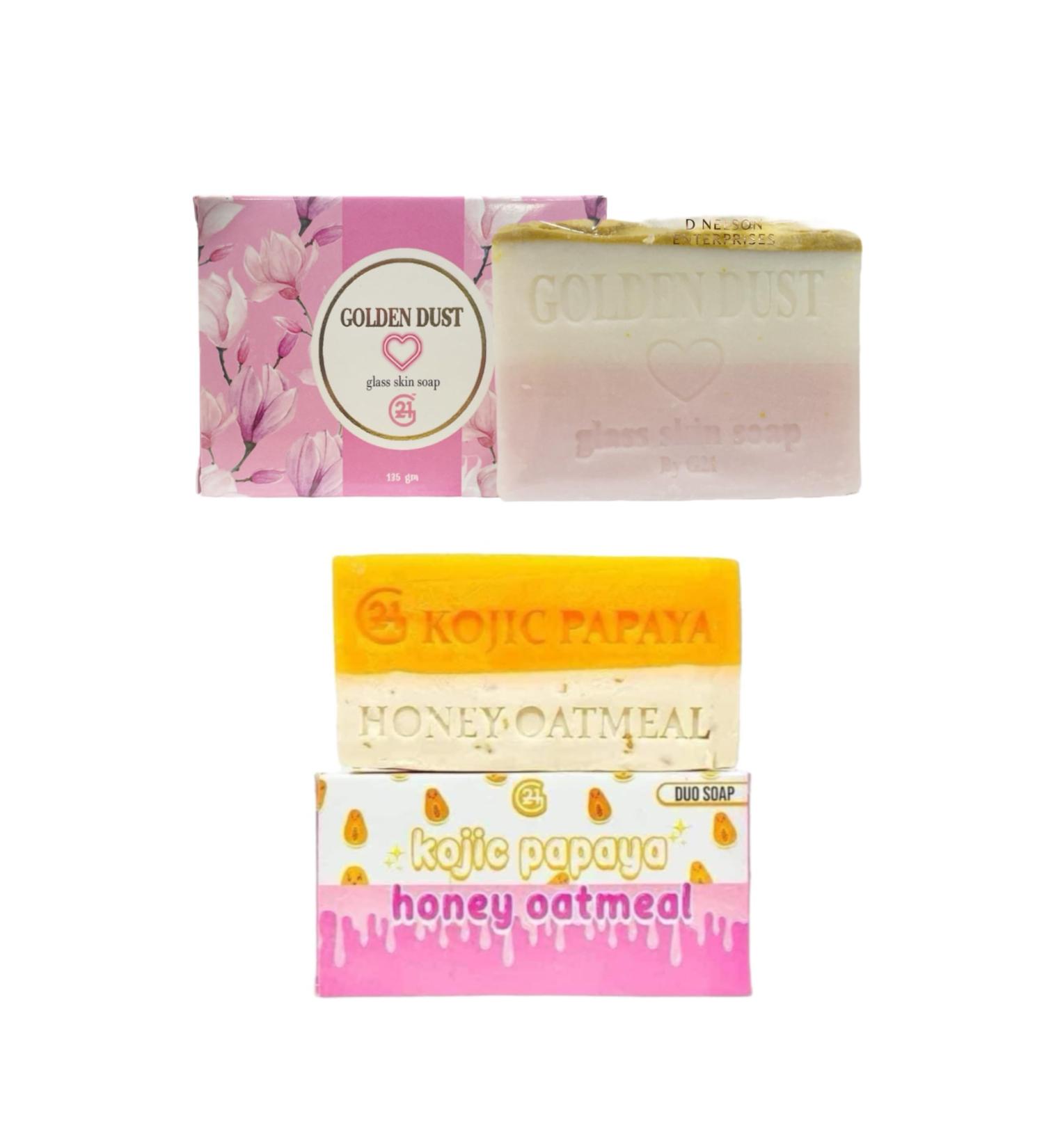 Golden Dust Glass Skin Soap & Duo Soap by G21 Philippines