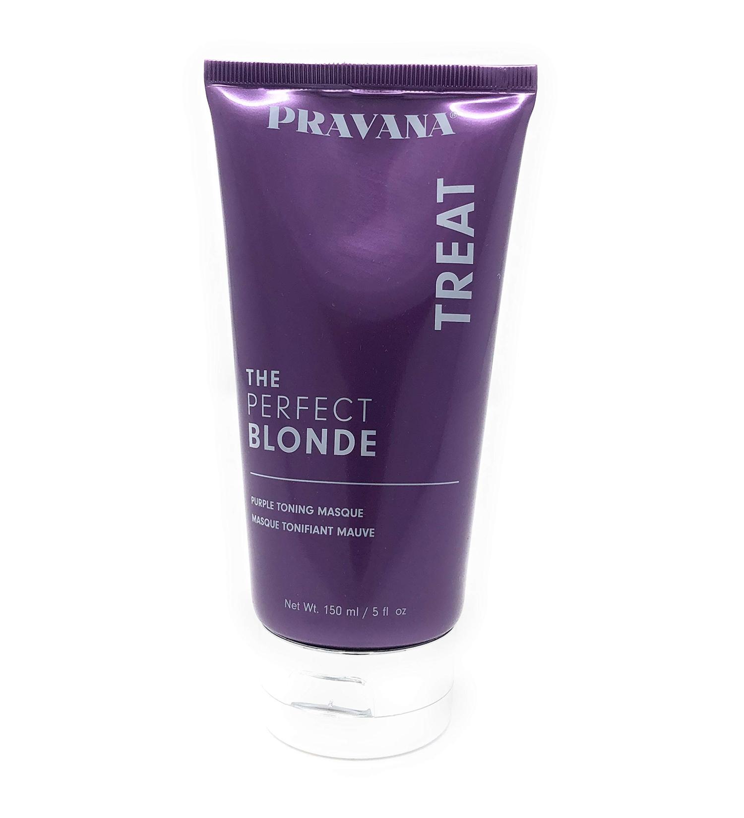 Pravana Perfect Blonde Purple Toning Masque 5 Oz | Anti-Yellowing Treatment - Buy Online on GoSupps.com