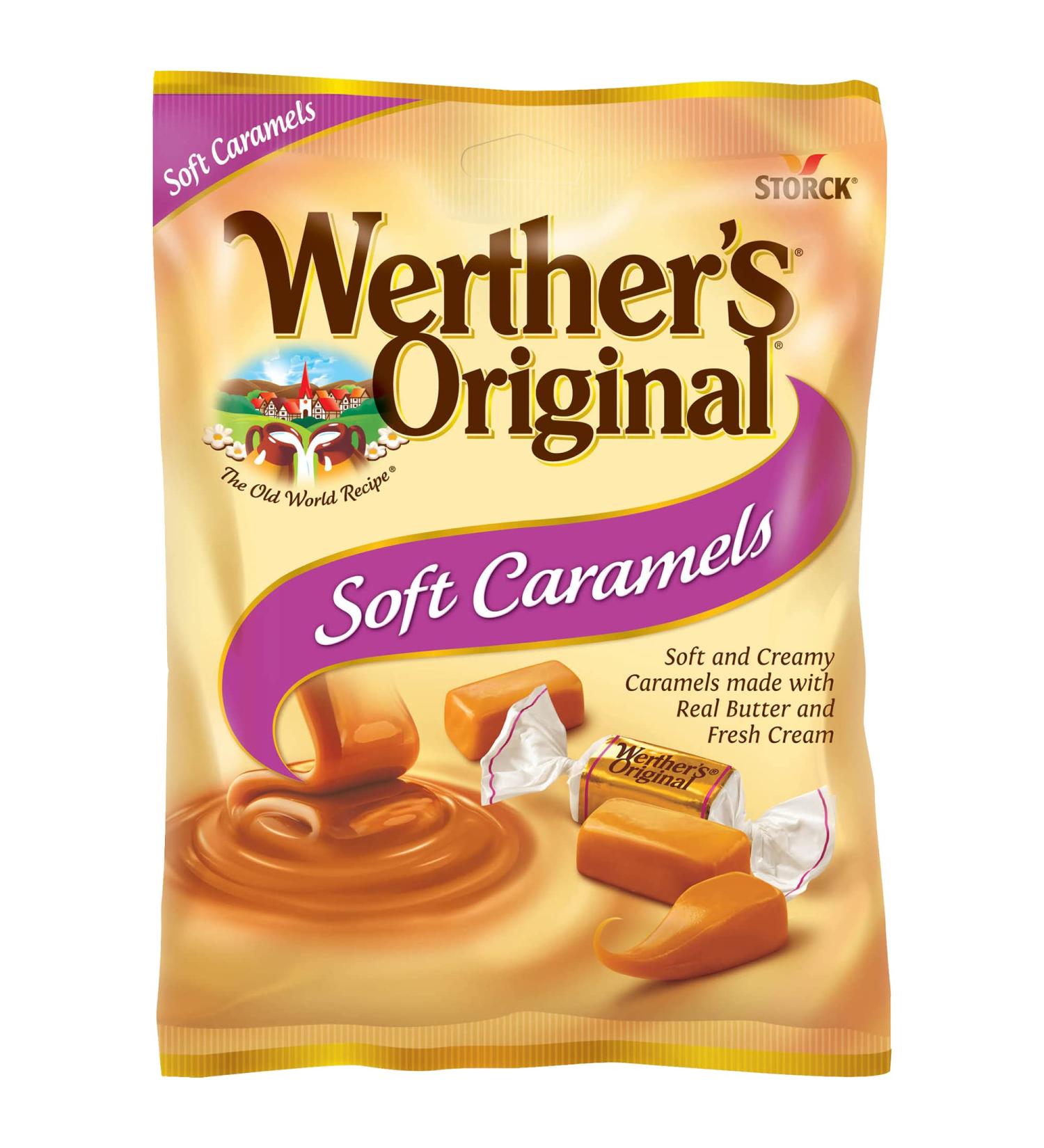 Werther's Original Soft Caramels 4.51 Ounce (Pack of 12) - Buy Online on GoSupps.com