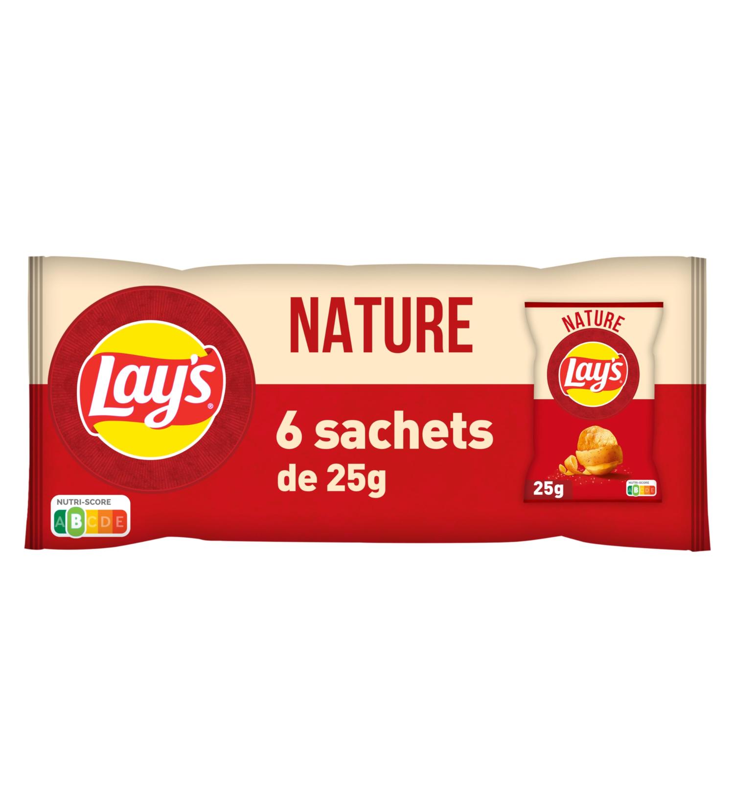  Lay's LAY'S NATURE SEL MULTIPACK 6x25G - Buy Online on GoSupps.com