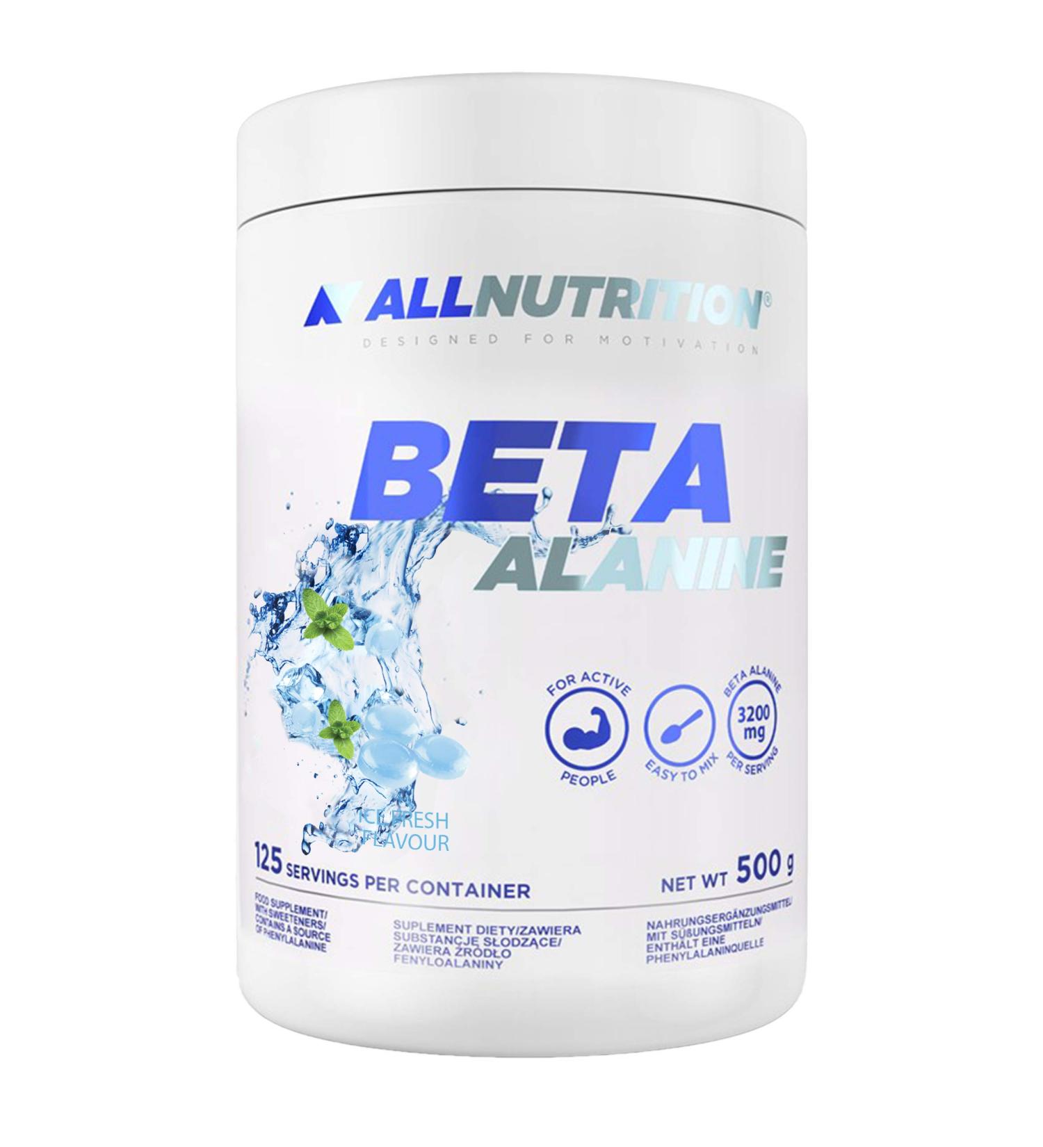 All-Nutrition Beta Alanine with Taurine & Vitamin B6 - Premium Amino Acid Supplement for Enhanced Performance | International Shipping - Buy Online on GoSupps.com
