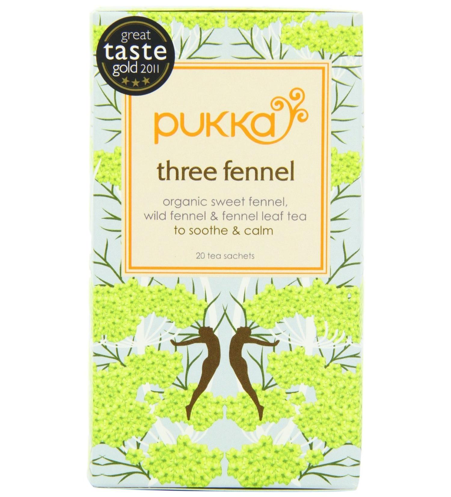 Pukka Herbs Three Fennel Tea 20 Sachets - CLF-PUK-535