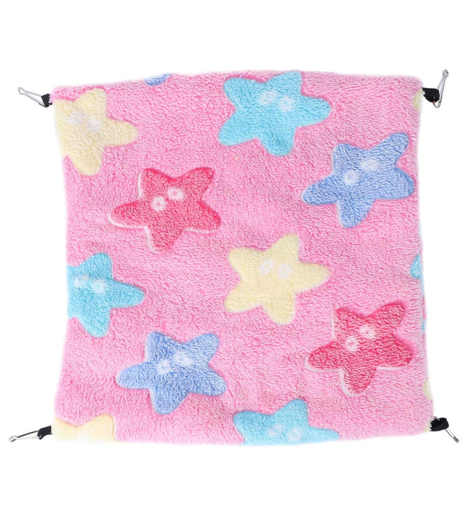 Mipcase 1pc Pet Sleeping Bag Warm Sleeping Bag Hamster Cage Hanging Nest Pet Nest Hanging Bag Small Pet 24X22CM Pink - Buy Online on GoSupps.com