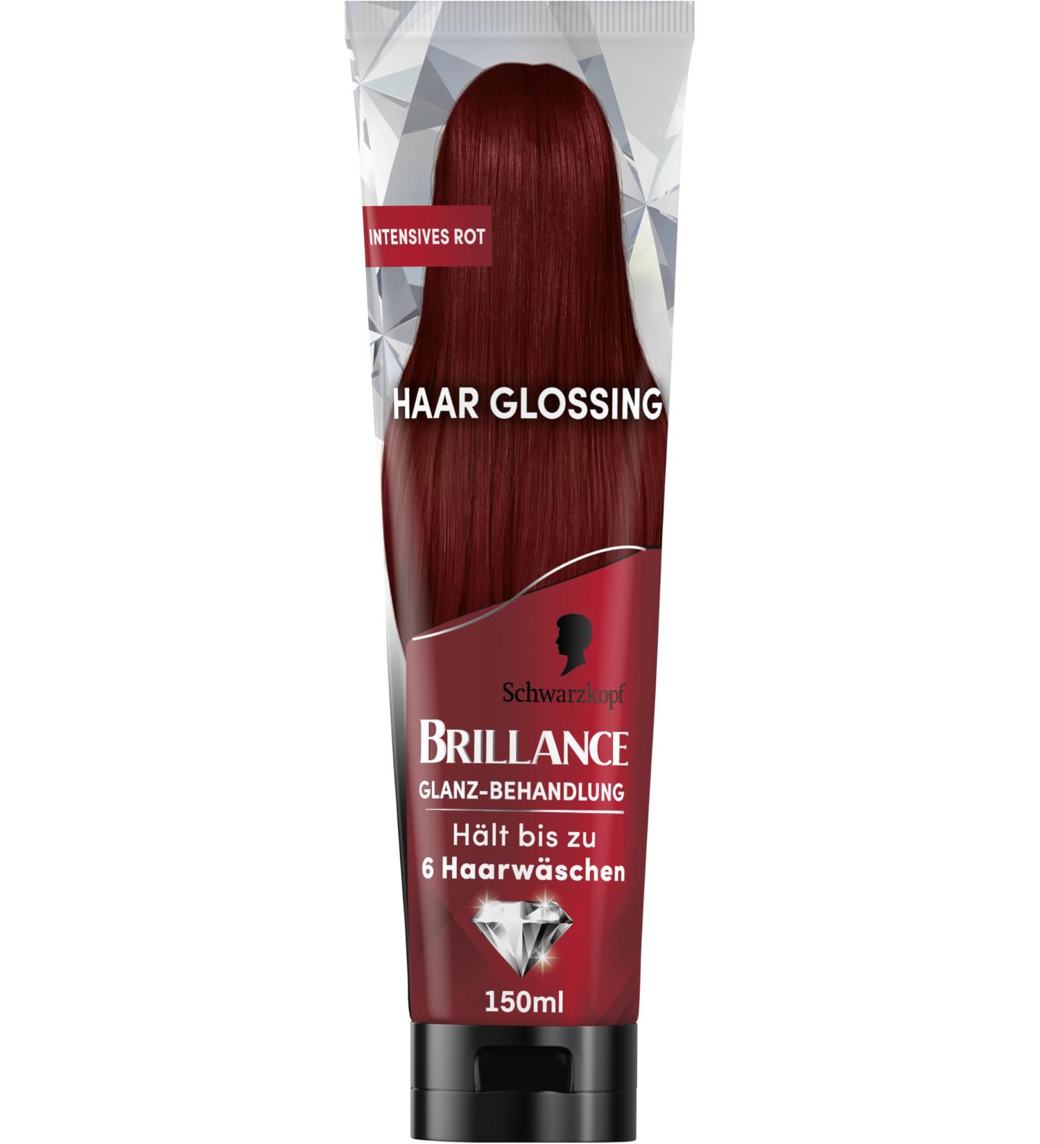 BRILLANCE Traitement de la brillance des cheveux Rouge intense 150 ml - Buy Online on GoSupps.com