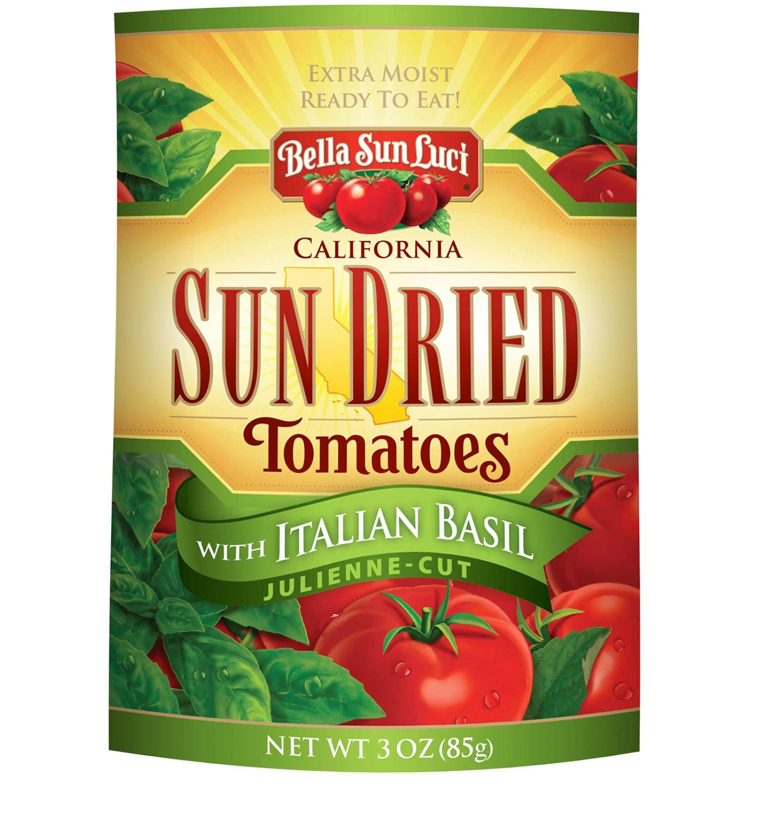 Bella Sun Luci Sun Dried Tomatoes Italian Basil