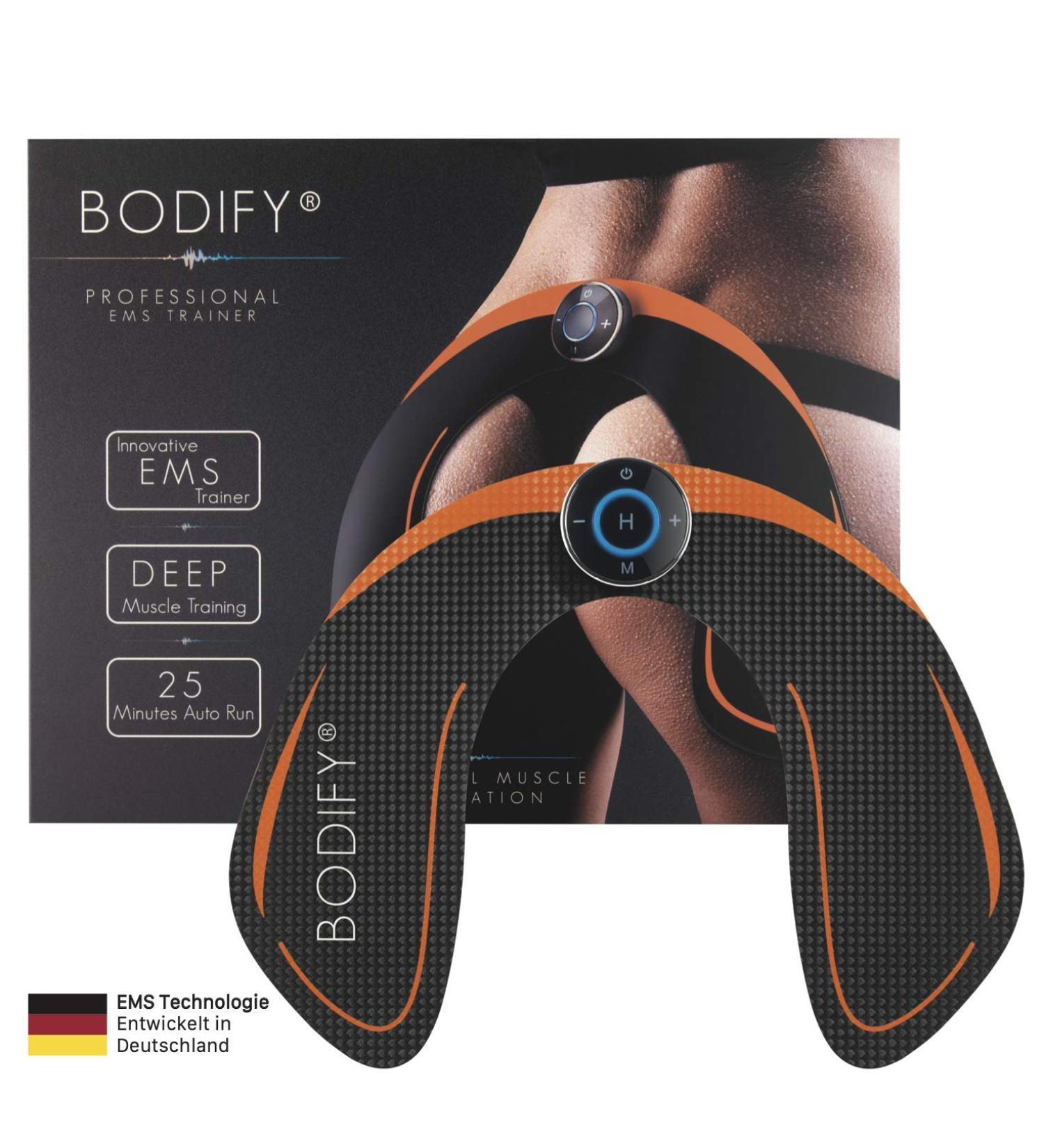 Bodify EMS Training Device - Targeted PO Muscle Stimulation - Best EMS Hip Trainer for Women - Electro Stimulation Fitness Device - Buy Online on GoSupps.com