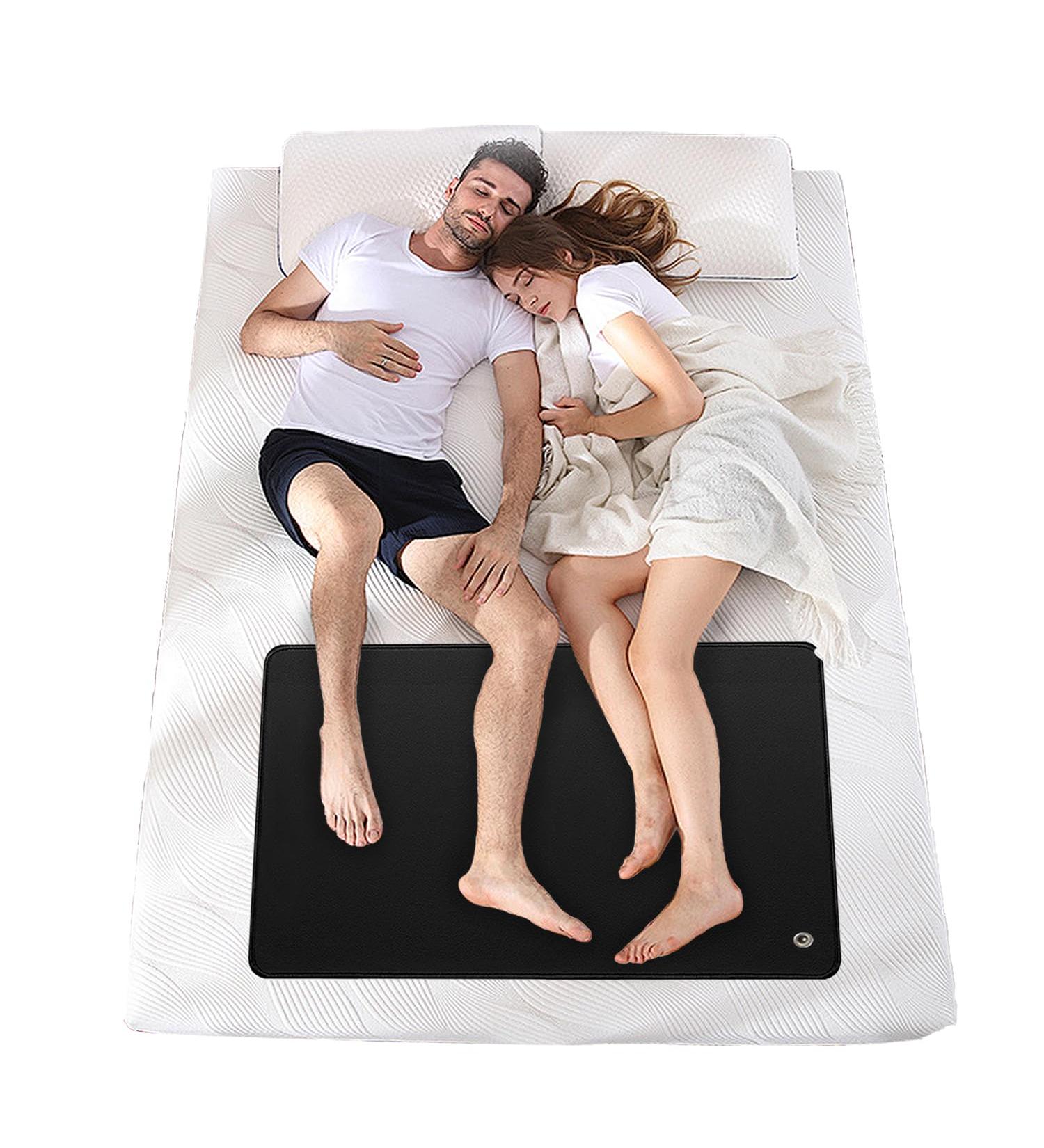 Grounding Mat for Bed - Earthing Therapy & Balance | Improve Sleep & Health | 60x90cm Yoga Mat - Buy Online on GoSupps.com
