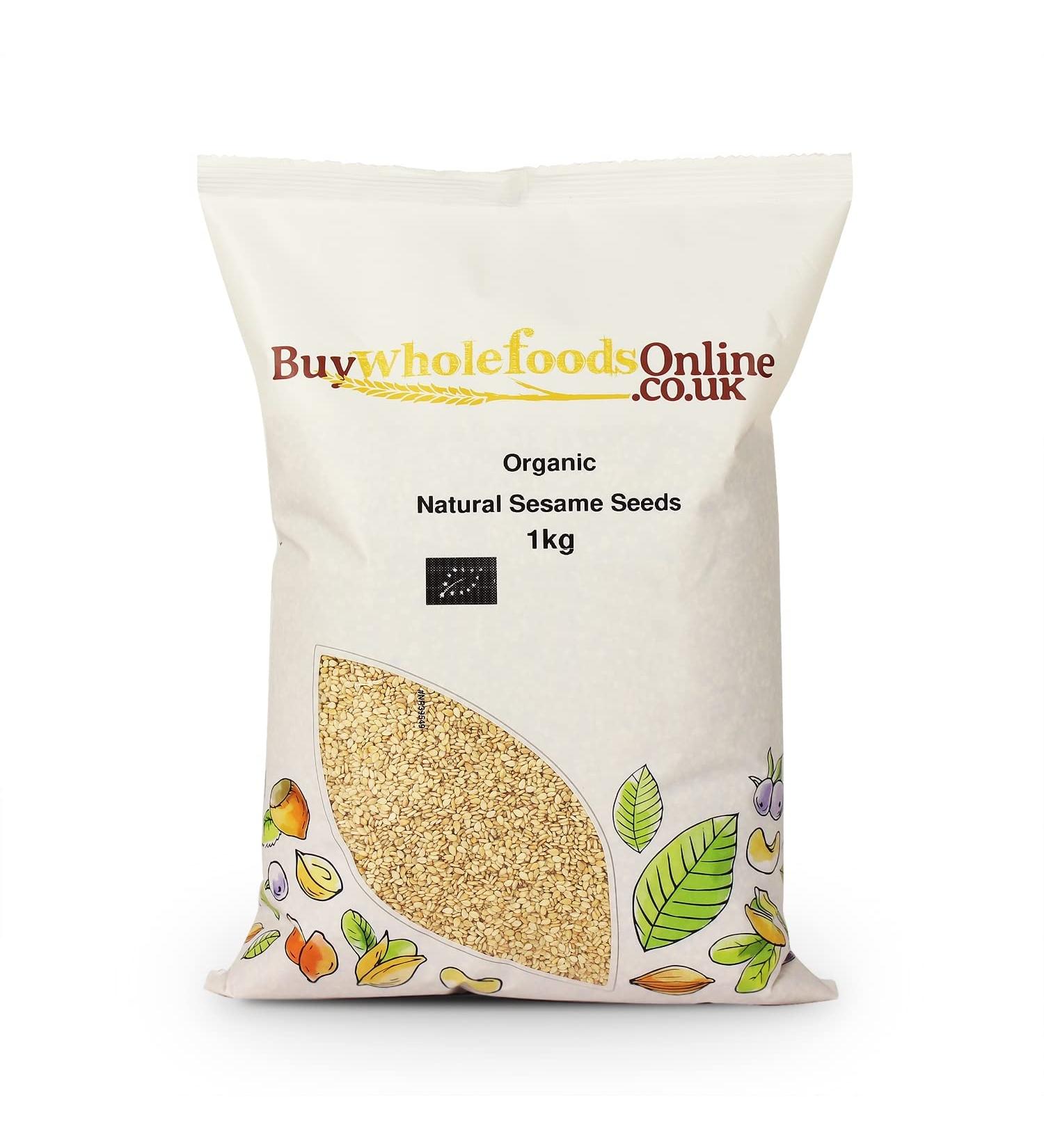 Organic Natural Sesame Seeds 1kg (BWFO)