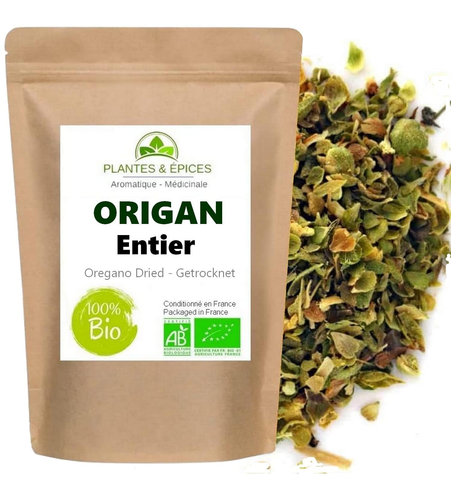 Plants & Spices - Organic Greek Oregano Herbs - Biodegradable Resealable Freshness Bag (100 g) - Buy Online on GoSupps.com