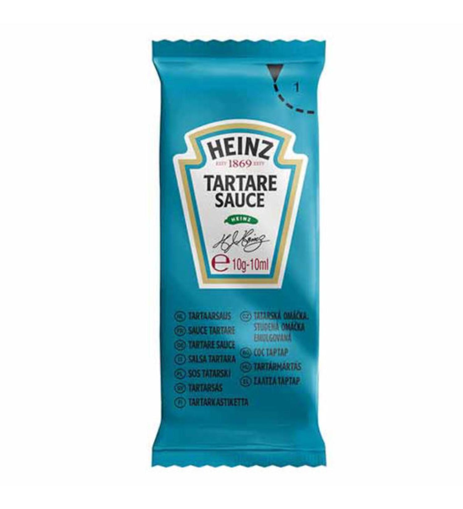 Heinz Tartare Sauce Sachets 50 x 10ml. Ideal for fish.