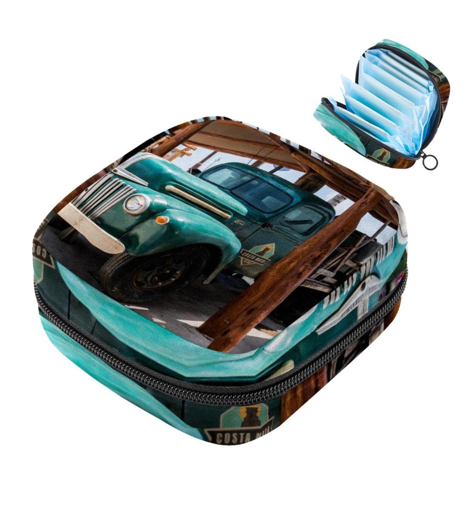 Cool Truck Napkin Storage Bag | Portable Period Bag for Women & Teens | Menstrual Cup & Breastfeeding Pillow Holder - Buy Online on GoSupps.com