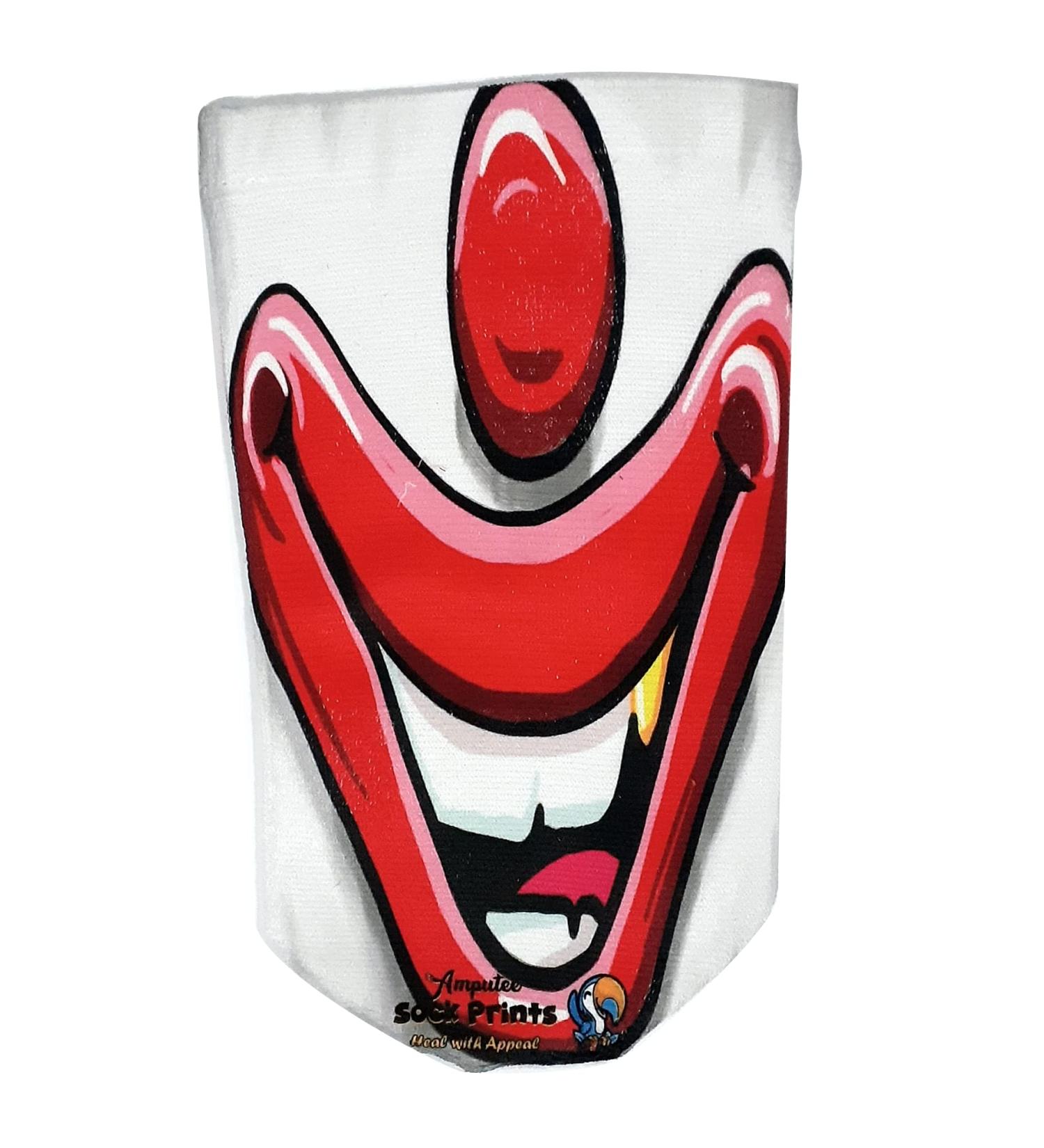 Creepy Clown Smile V1 3Ply Amputee Stump Sock - Heal with Appeal - Buy Online on GoSupps.com