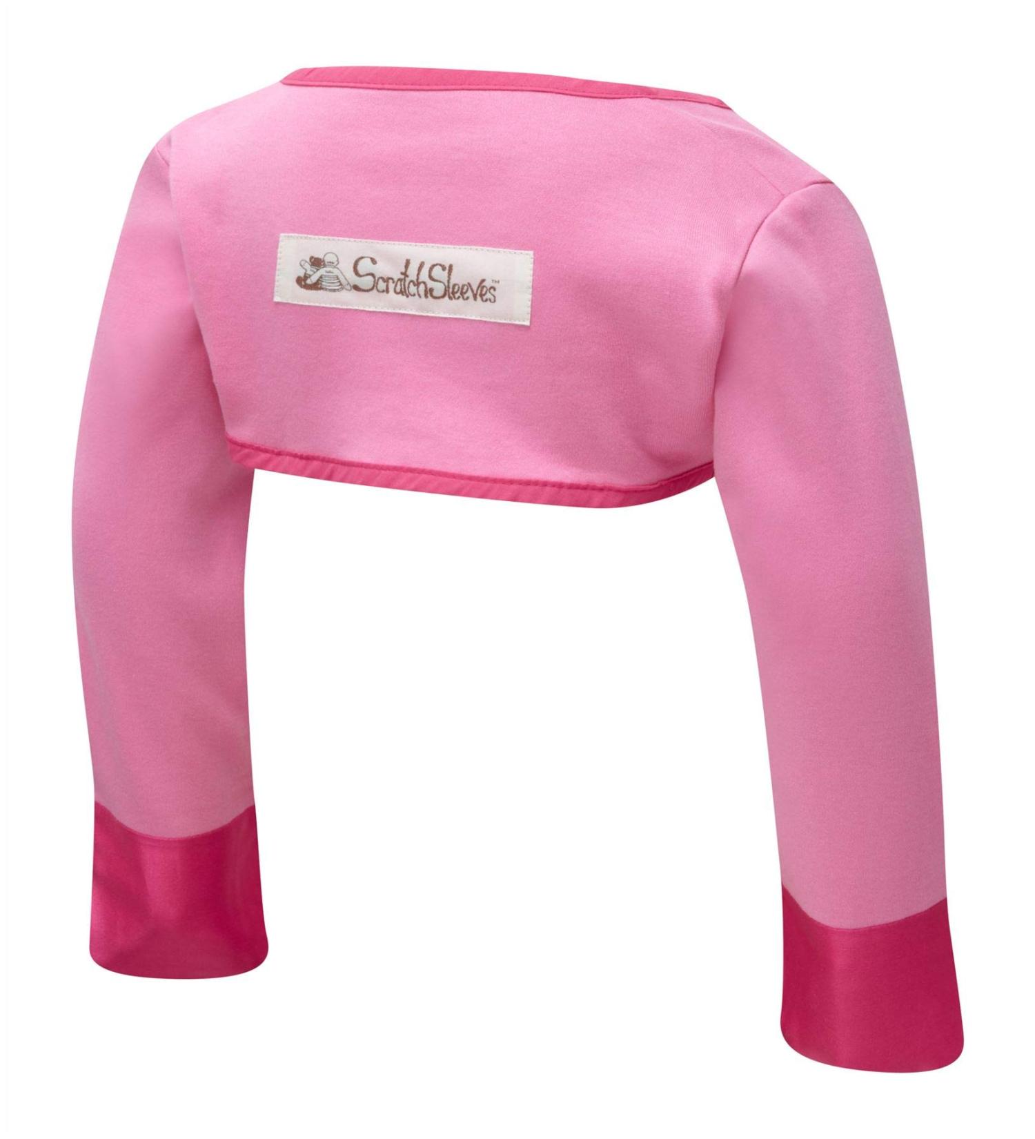 ScratchSleeves Toddler Girls' Stay-On Scratch Mitts - Special Edition - Happy Pink (18-21m) - Buy Online on GoSupps.com
