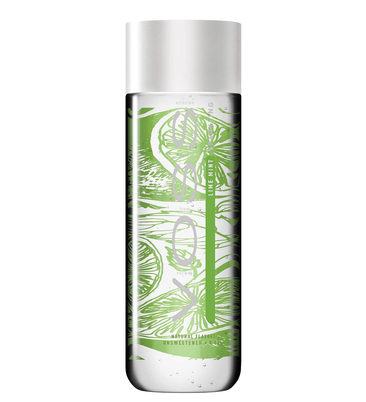 VOSS Lime Mint Flavored Sparkling Water - 12 Plastic Bottles 330ml (133.8 Fl Oz) - Buy Online on GoSupps.com