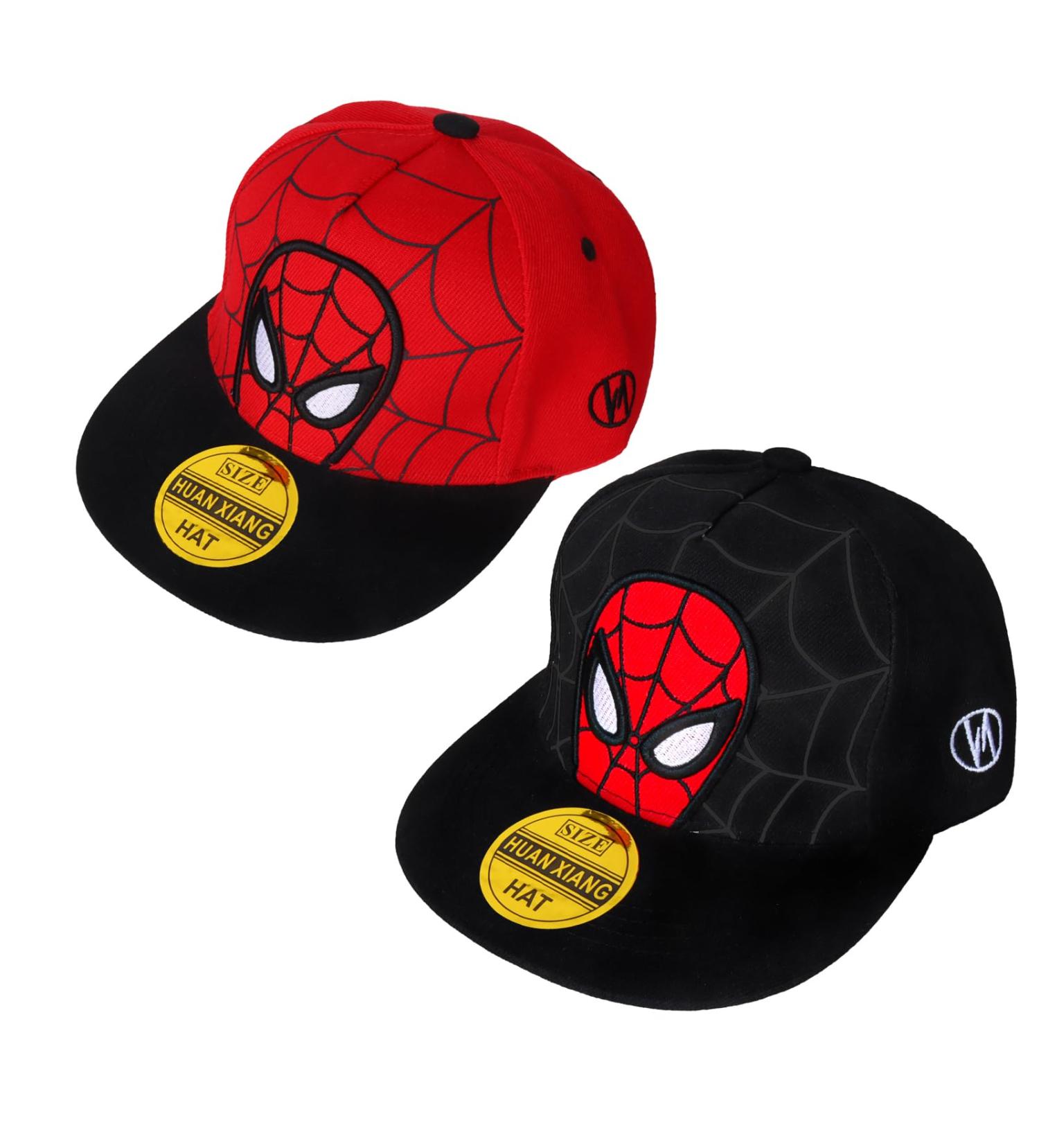Spiderman Cap for Kids - 2-Piece Superhero Baseball Hat | Adjustable Sun Protection for Boys & Girls - Buy Online on GoSupps.com