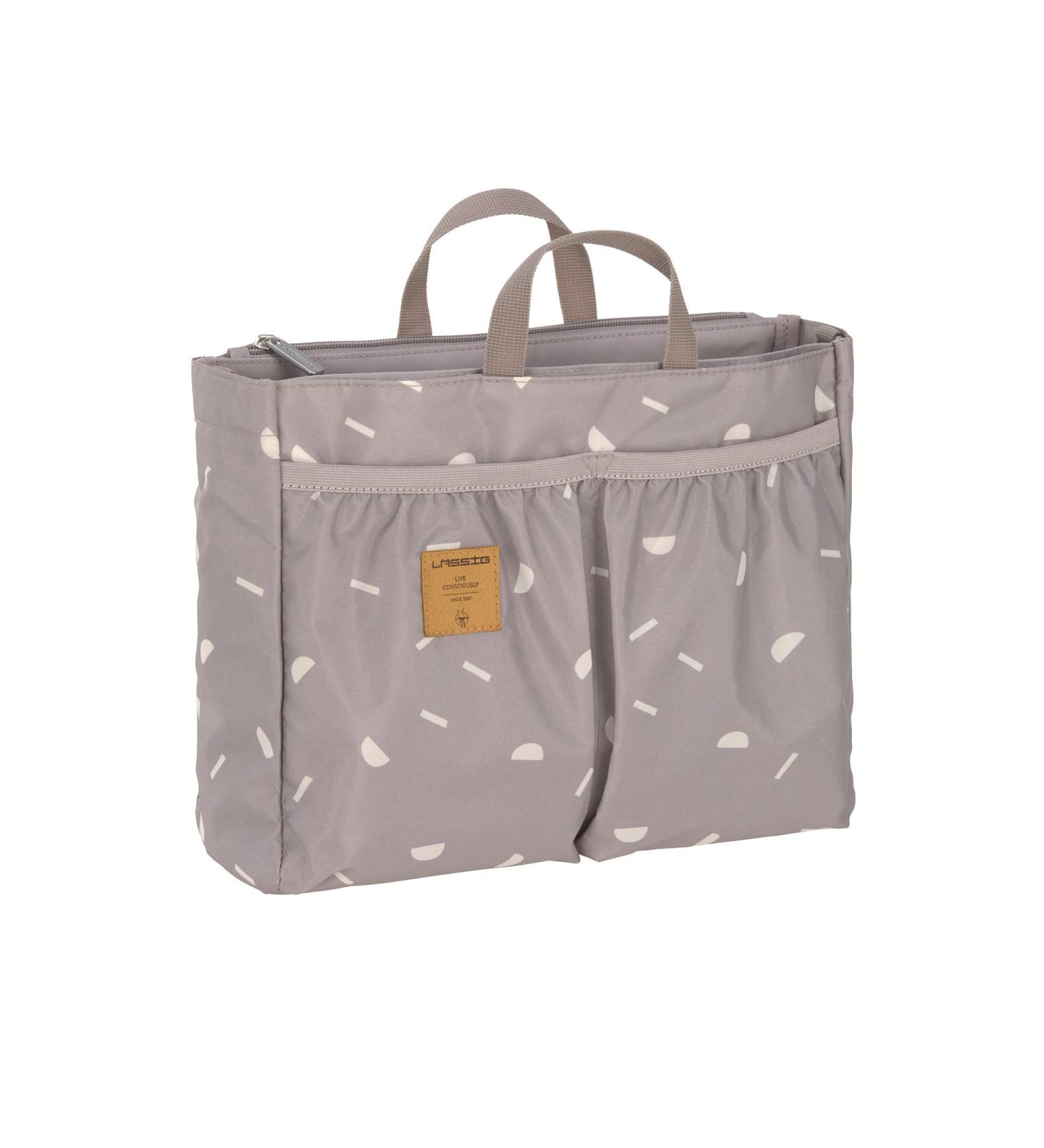 Versatile Diaper Bag Organizer for Baby Strollers | Casual Multi-Talent Bag with Changing Pad | Blocks Taupe - Buy Online on GoSupps.com