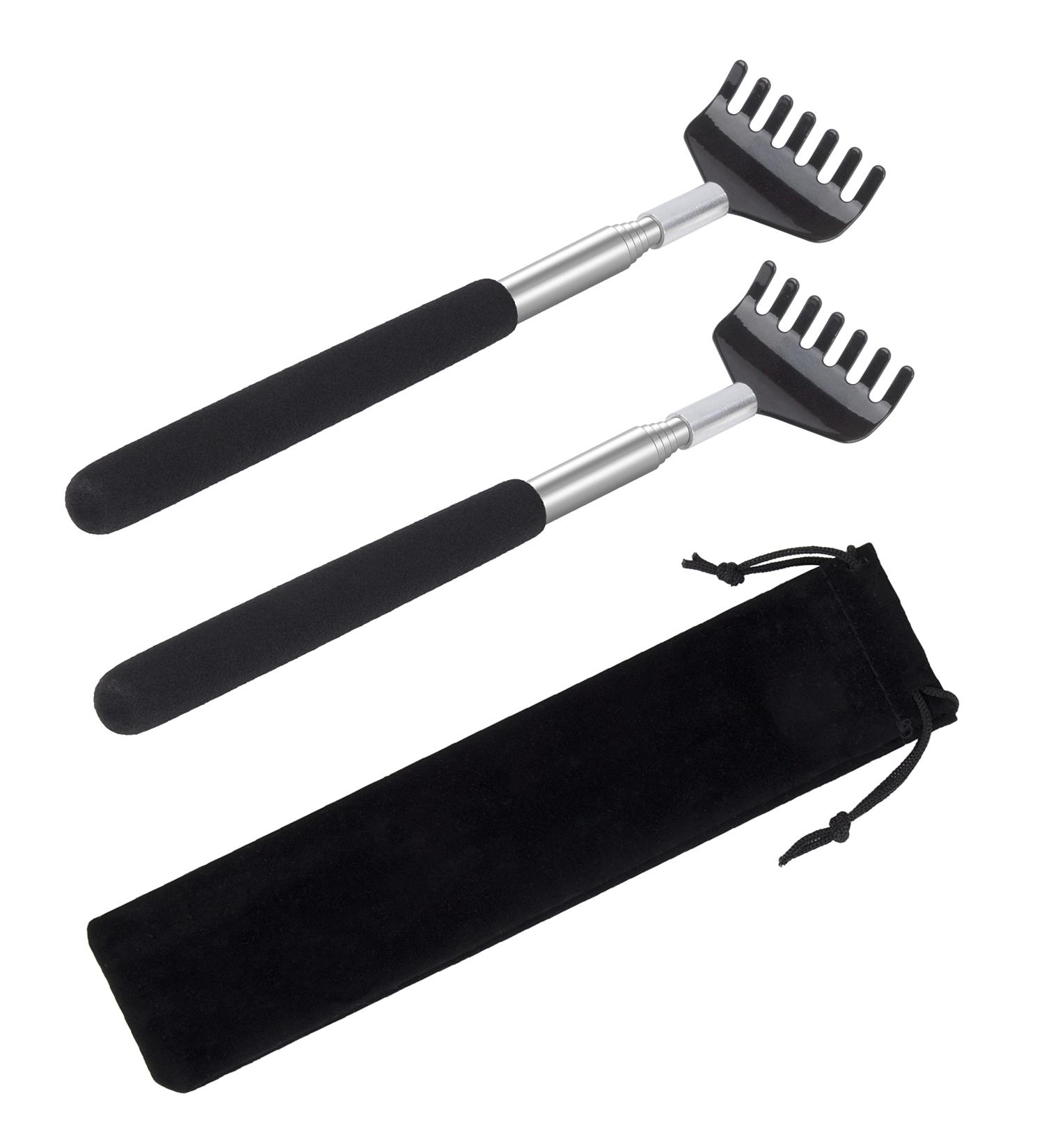 Buy Extendable Stainless Steel Back Scratcher - Portable 2-Piece Set for Instant Itching Relief - International Shipping Available - Buy Online on GoSupps.com