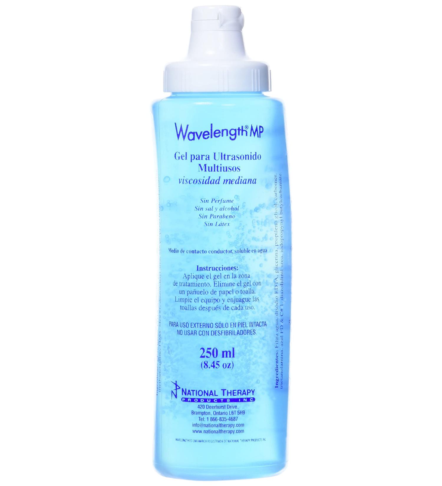 Wavelength MP Blue Multi-Purpose Ultrasound Gel Transmission Gel (250 ml) - Buy Online on GoSupps.com