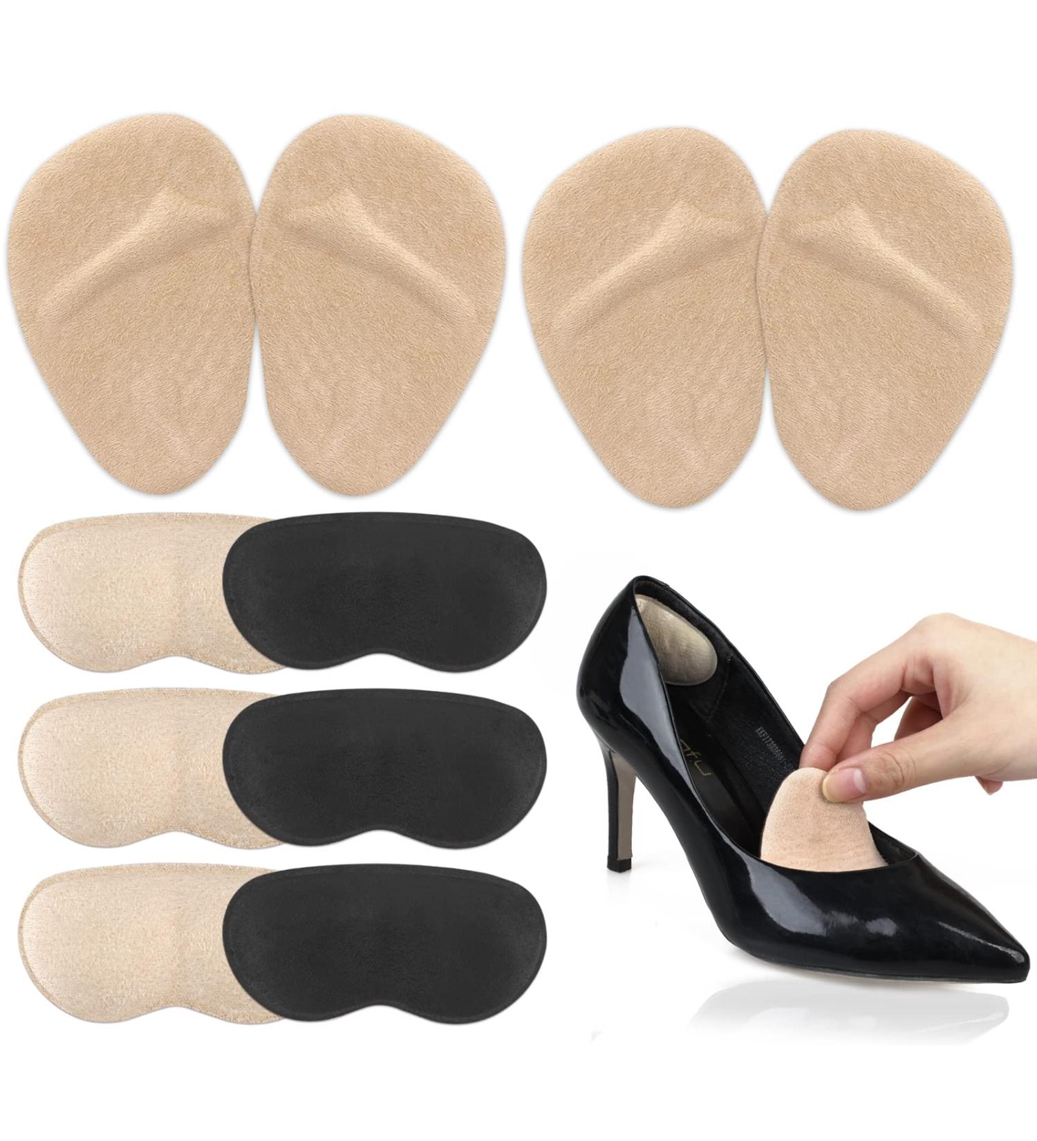 Women s 6 Pairs Heel Metatarsal Pads for All Day Pain Relief Cushion Grip Inserts
