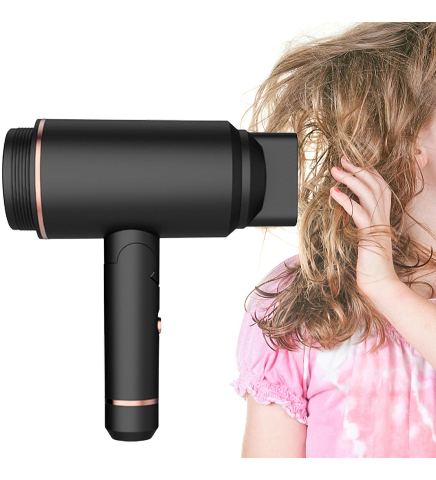 Kids Cordless Hair Dryer Rechargeable Mini Hair Dryer Foldable Compact Blow Dryer for Home Portable Travel Hairdryer with Hot/Cold Air for Travel Baby Kids - Buy Online on GoSupps.com