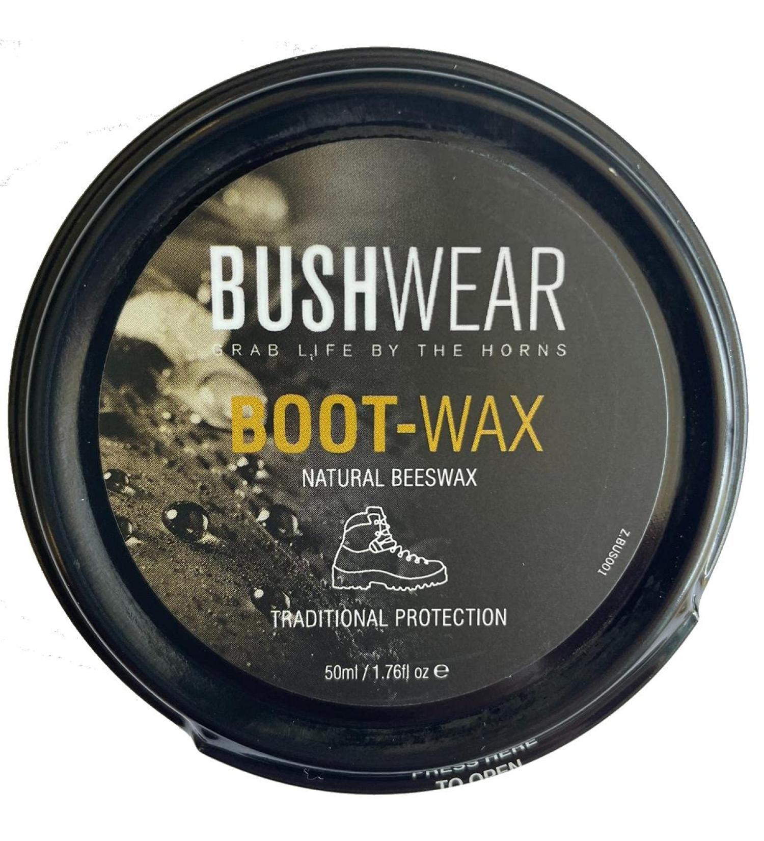 BushWear Boot Wax - 50ml Tin for Superior Boot Care and Repair