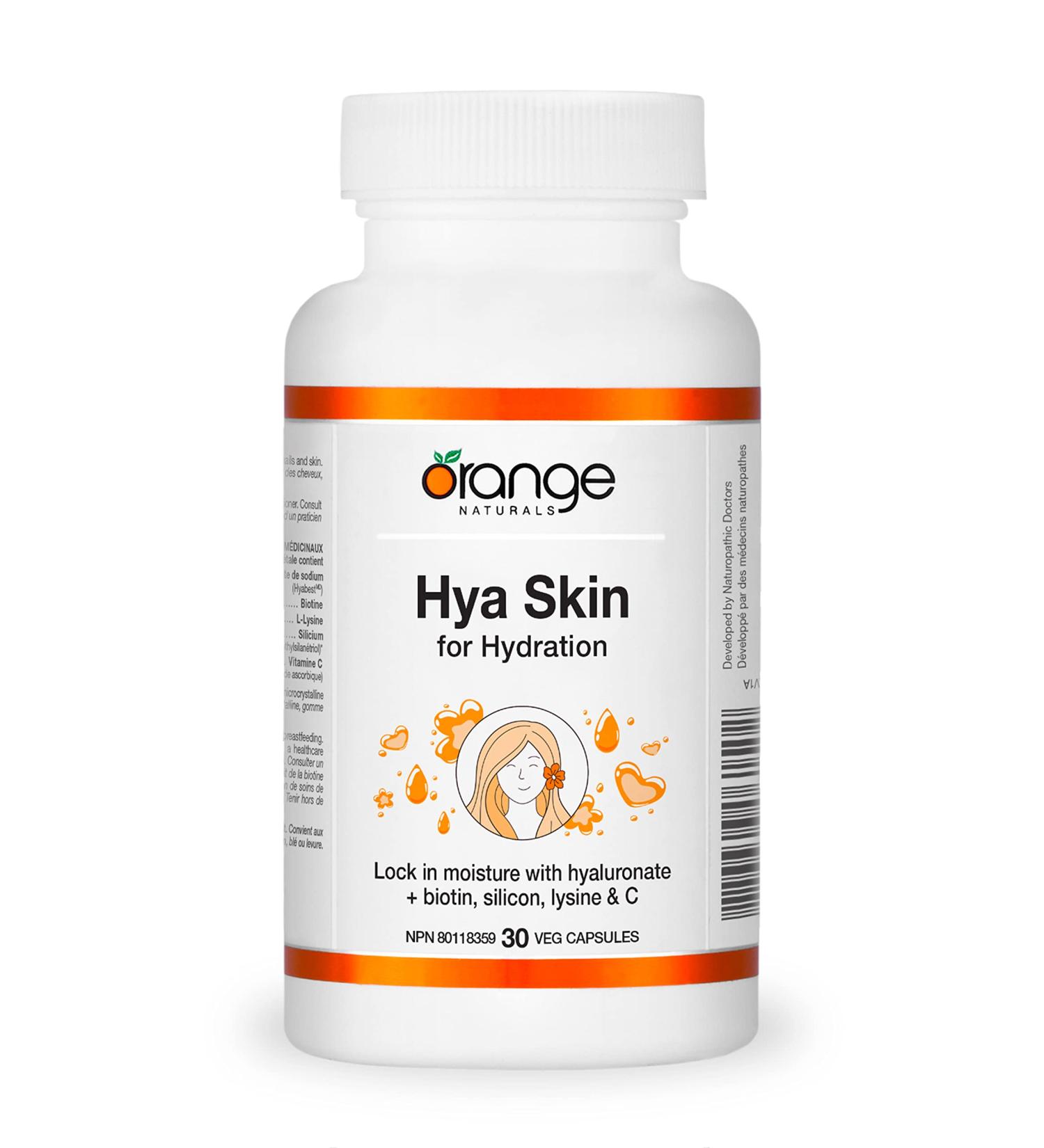 Hya Skin for Hydration - 30 Caps | Premium Moisture Booster for Glowing Skin | International Shipping Available - Buy Online on GoSupps.com