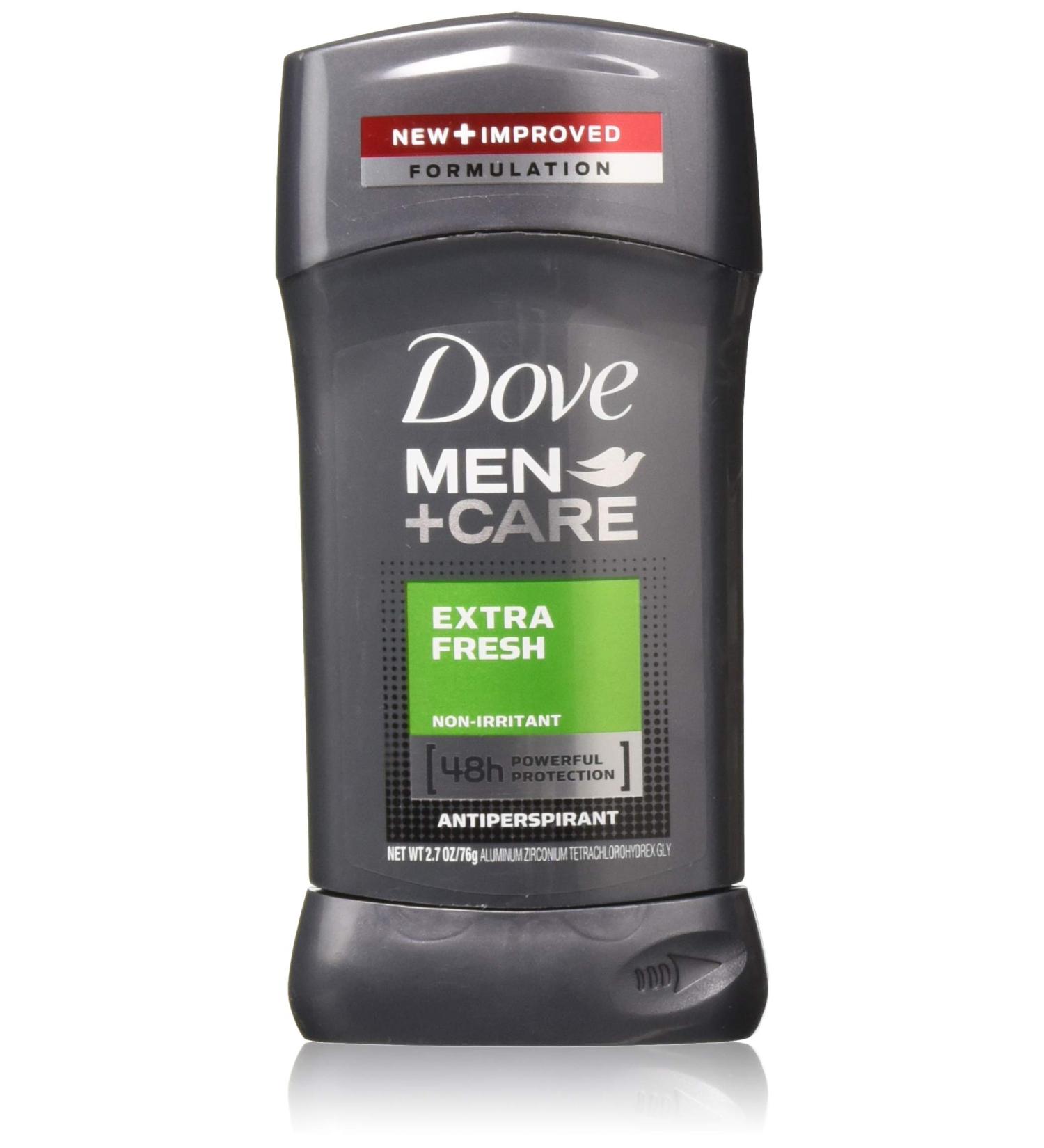 Dove Men+Care 48-Hour Antiperspirant Stick, Non-Irritant Extra Fresh - 2.7oz (Pack of 7) - Buy Online on GoSupps.com