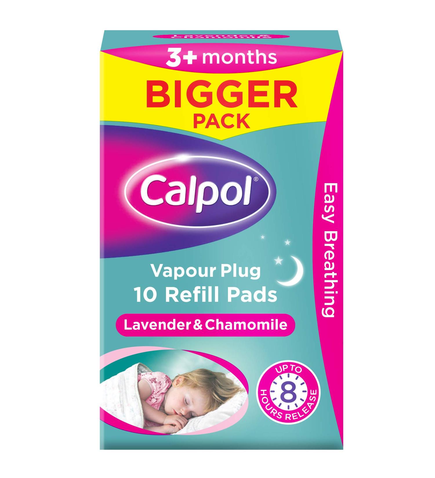 Calpol Vapour Plug XL Refill Pads 10 Count - Long Lasting Relief (Pack of 1) - Buy Online on GoSupps.com