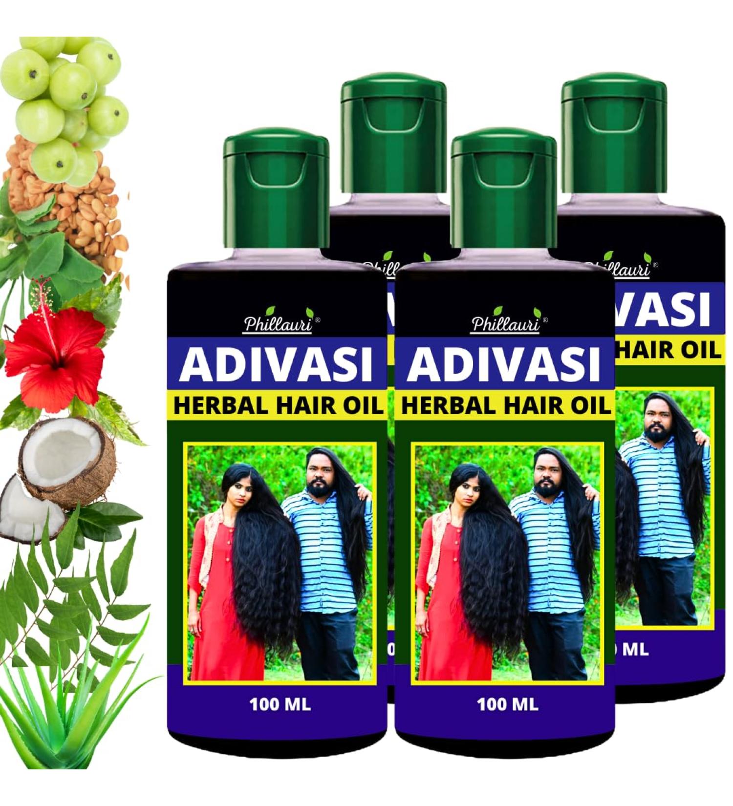 Adivasi Hair Oil Original - Herbal Hair Oil for Men & Women | 400ml | Best Natural Hair Care - Buy Online on GoSupps.com