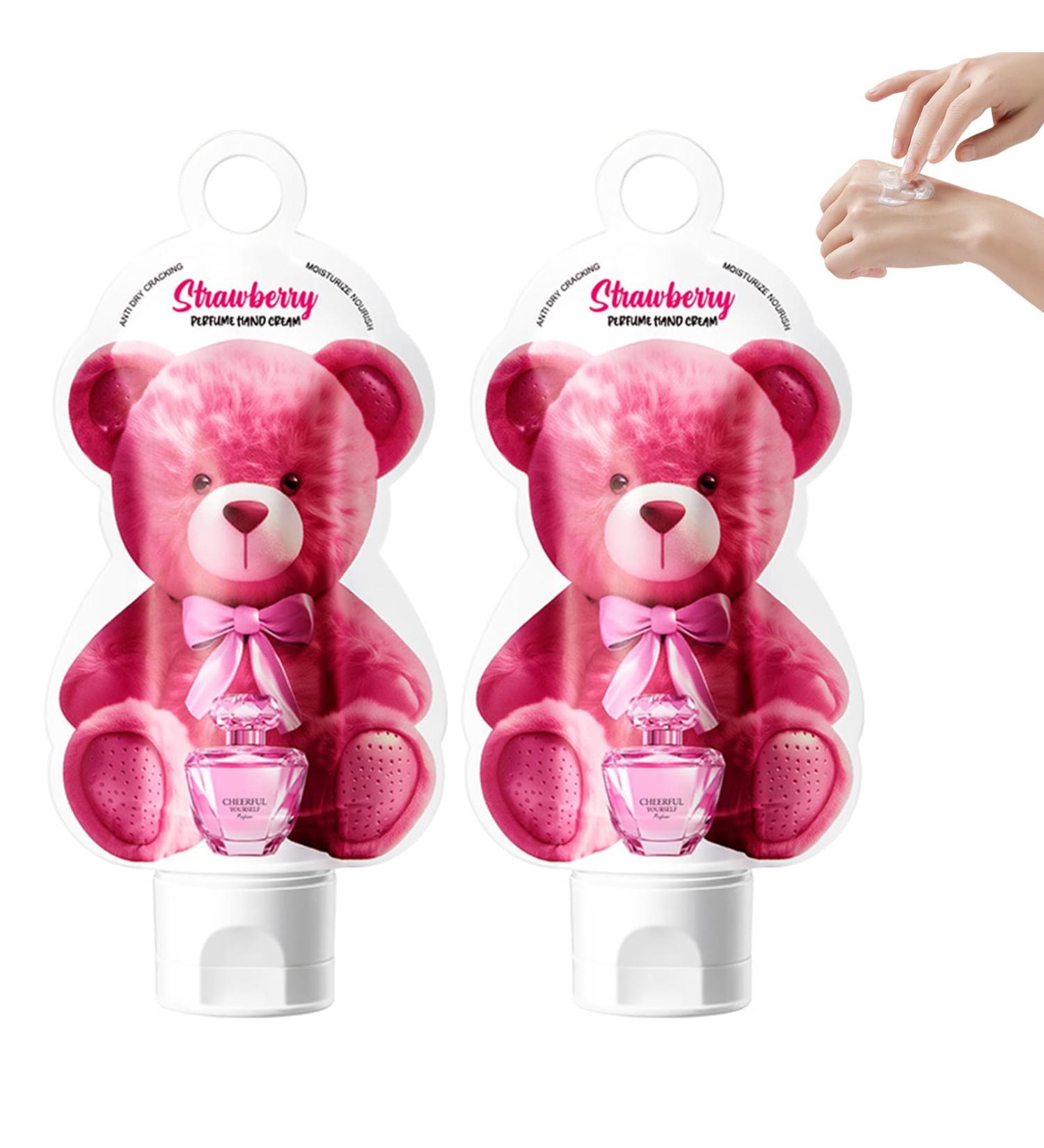 2PC Hand Cream with Strawberry Nourishing Hand Ointment Hand Cream Nourishes and Hydrates Improves Skin Elasticity Restores Chapped Skin Suitable for all Skin Types - Buy Online on GoSupps.com