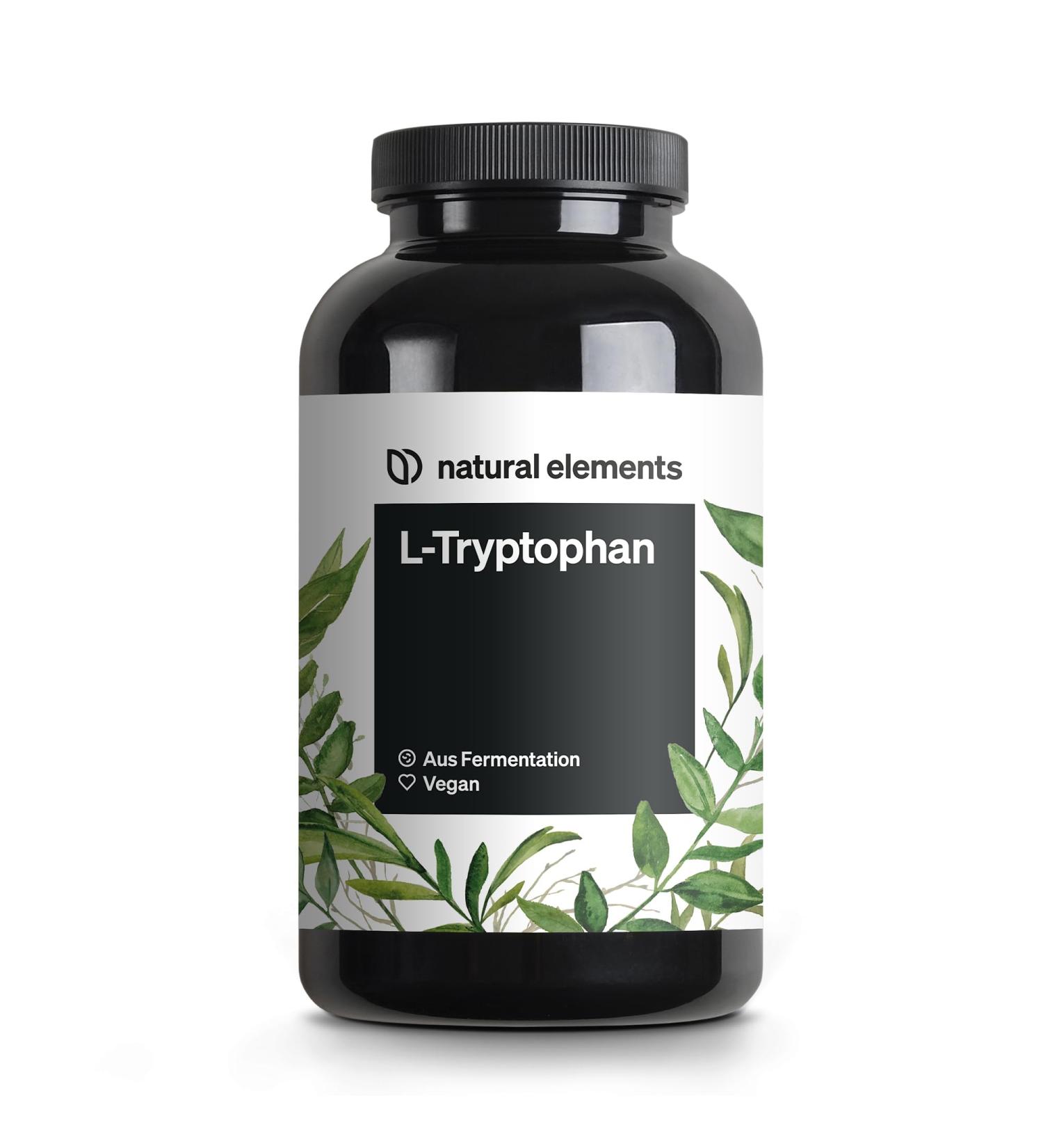 High-Dose L-Tryptophan 500mg - Vegan Capsules (240 Count) | Pure Lab-Tested No Additives - 8-Month Supply - Buy Online on GoSupps.com