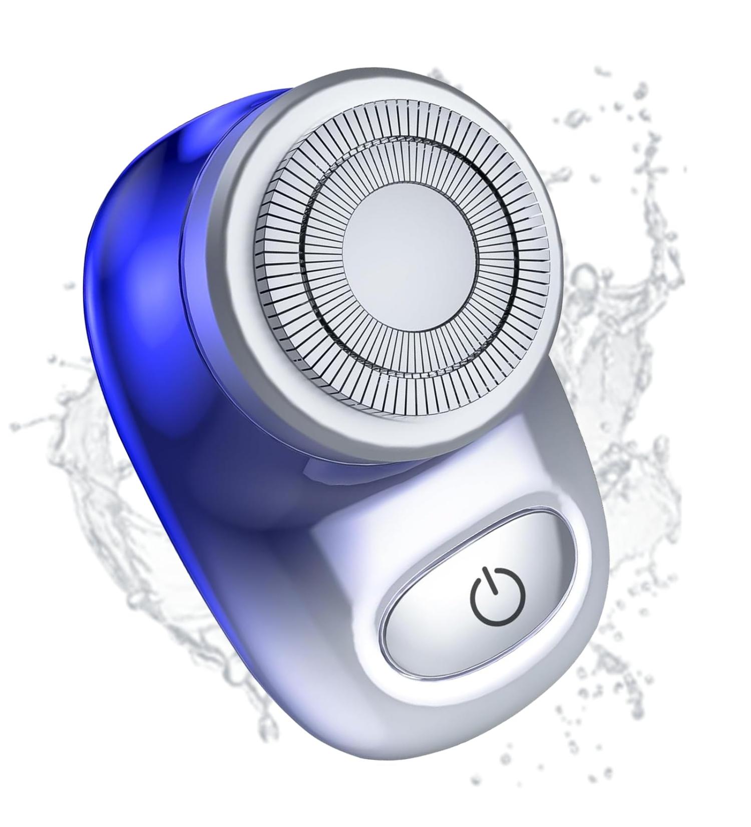 Asheyya Mini Electric Shaver Portable Mini Razor for Men IPX7 Waterproof Cordless Rechargeable Rotary Shavers for Travel Office Business Trip - Buy Online on GoSupps.com