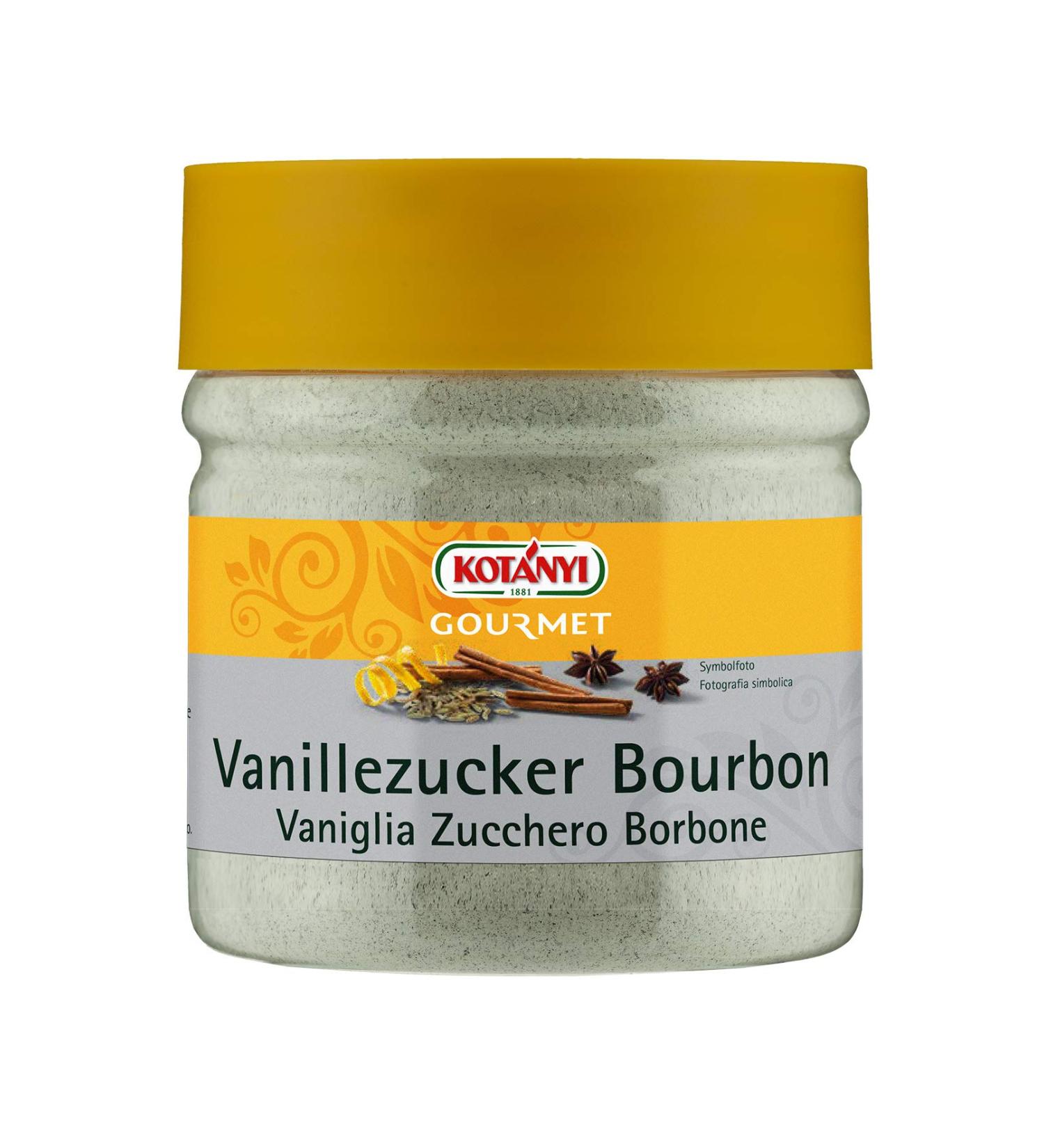 Kotanyi Gourmet Vanilla Sugar | with real Bourbon Vanilla highly aromatic 400 ml