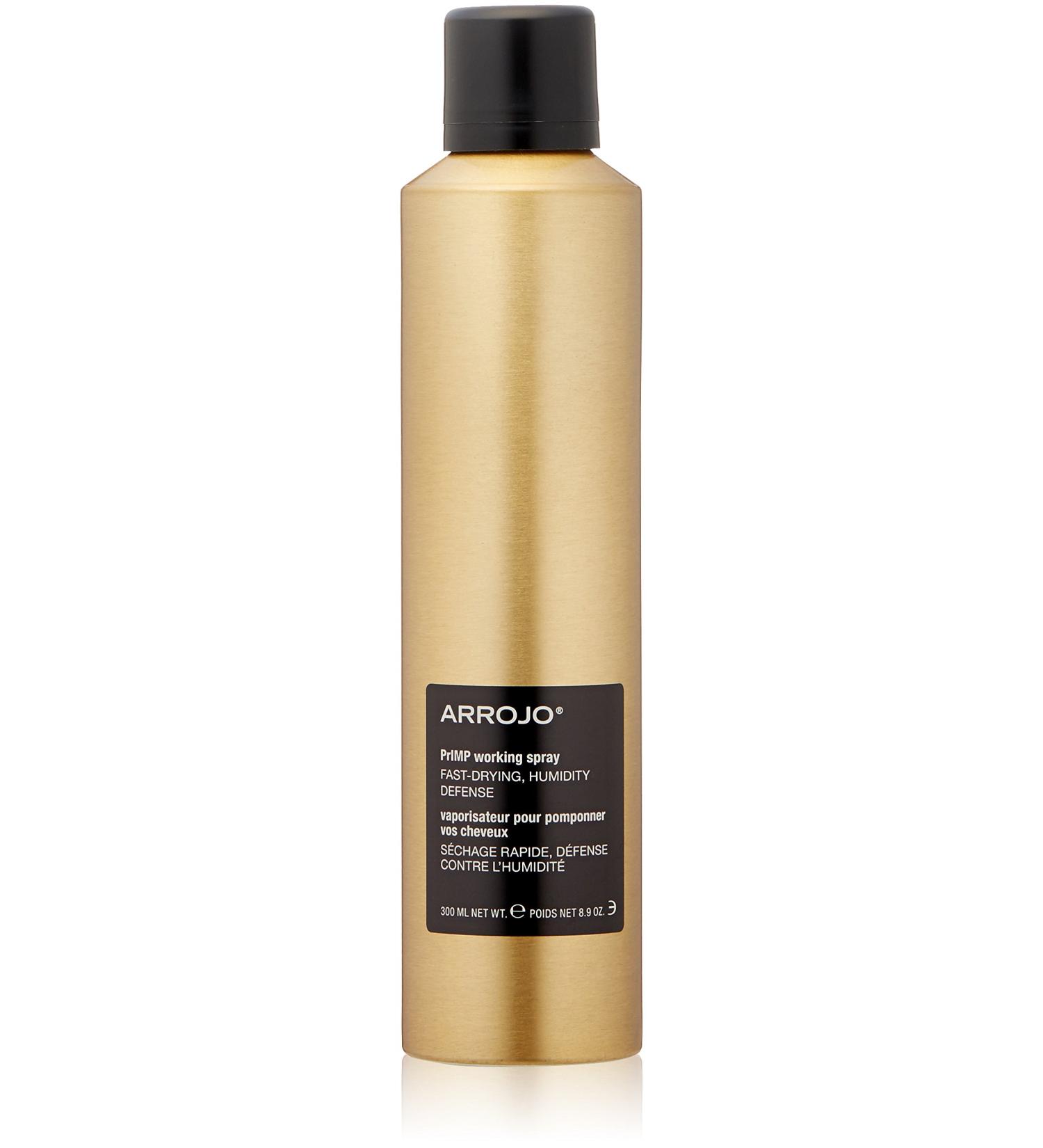 ARROJO Primp Working Spray for Hair - Fast Drying Hair Spray Humidity Defense Hair Styling Working Spray - Adds Shine & Hold - Conditioning Grip Spray - Primping & Coiffing Heat Styling Spray 8.9 Fl Oz (Pack of 1) - Buy Online on GoSupps.com