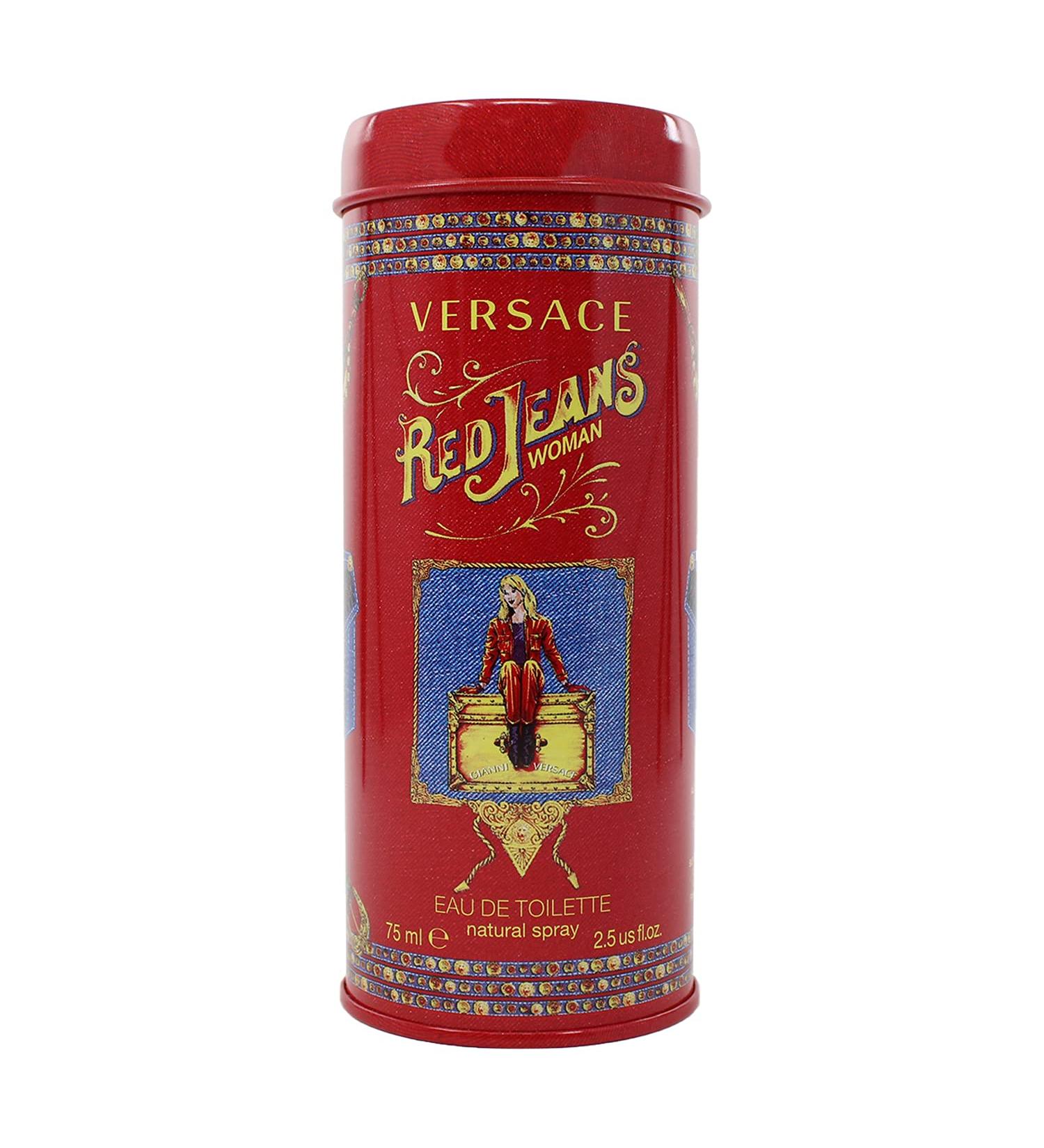 Versace Red Jeans Eau De Toilette Spray for Women By - 2.5 Oz/ 75 Ml 2.5 Fl Oz - Buy Online on GoSupps.com